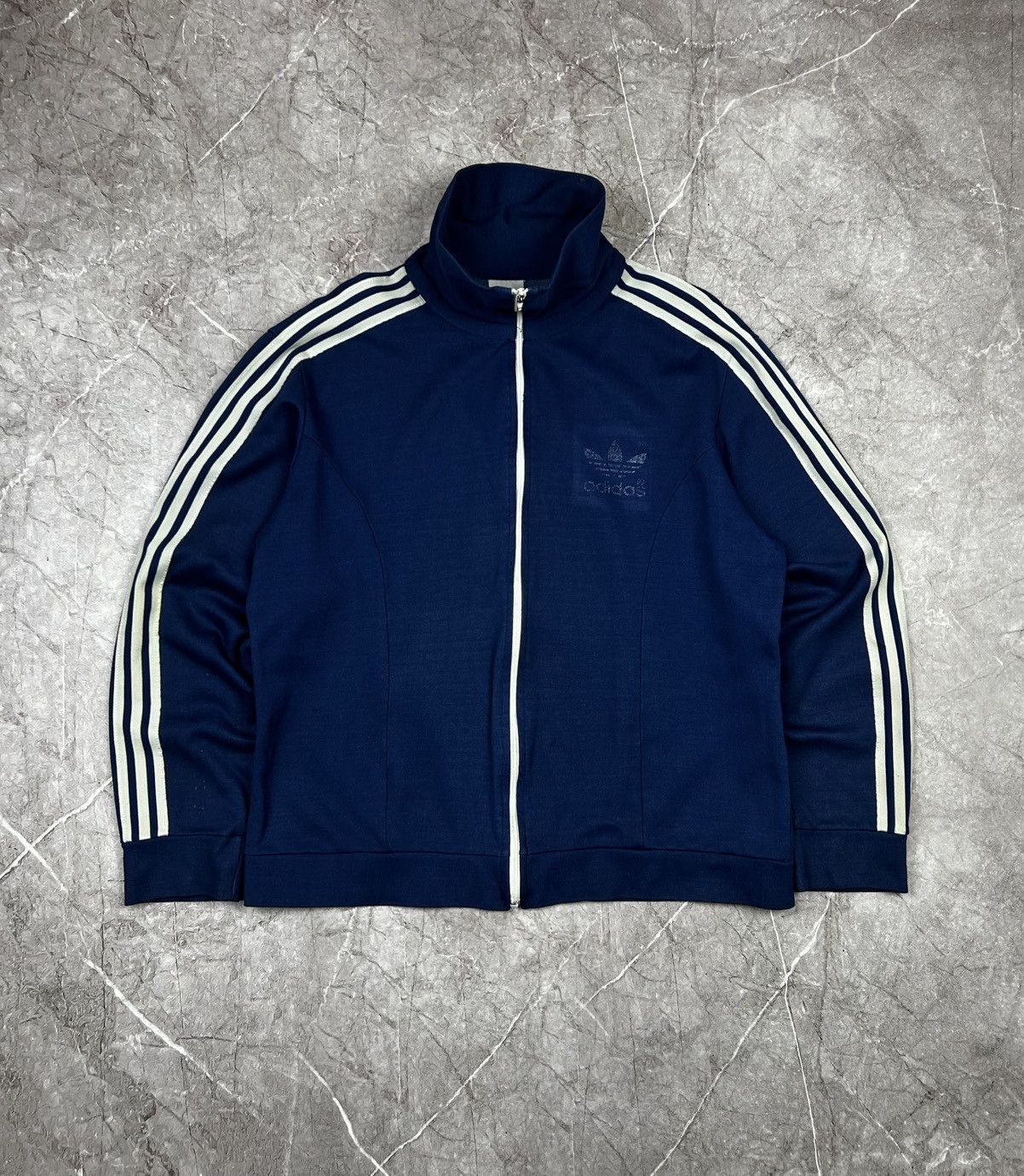 Adidas Adidas trefoil 1970s full striped zip-up track jacket Size US L / EU 52-54 / 3 - 2 Thumbnail