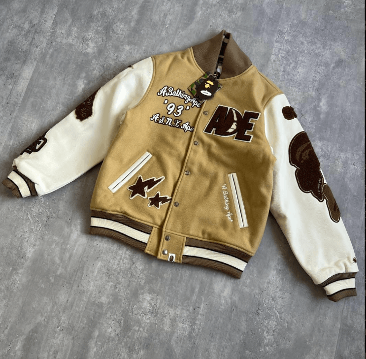 Bape BAPE MULTI MOTIF VARSITY JACKET M Size US M / EU 48-50 / 2 - 2 Thumbnail