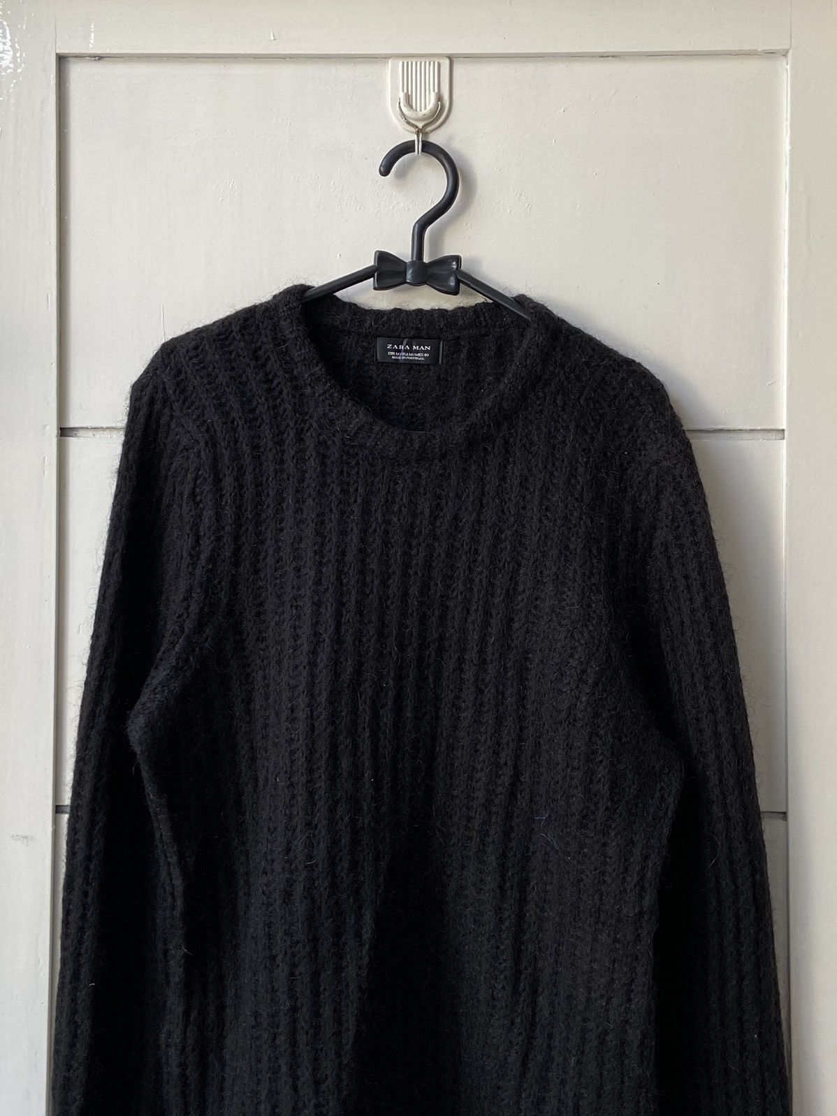 Zara ZARA MAN Black Knit Sweater Size US S / EU 44-46 / 1 - 2 Thumbnail