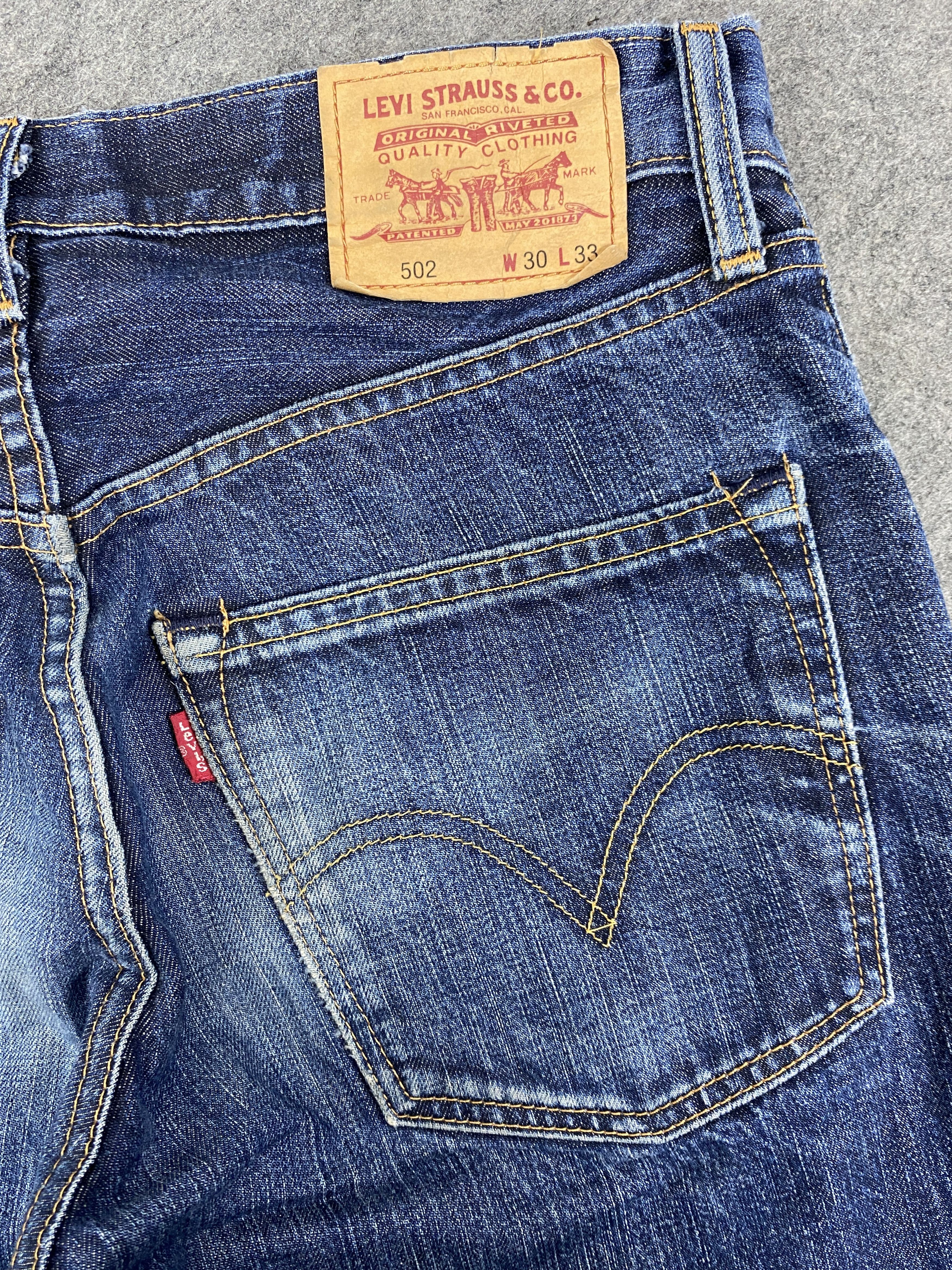 Levi's Faded Blue Vintage Levi's 502 Denim Jeans 32x31 - JN3370 Size US 32 / EU 48 - 13 Thumbnail