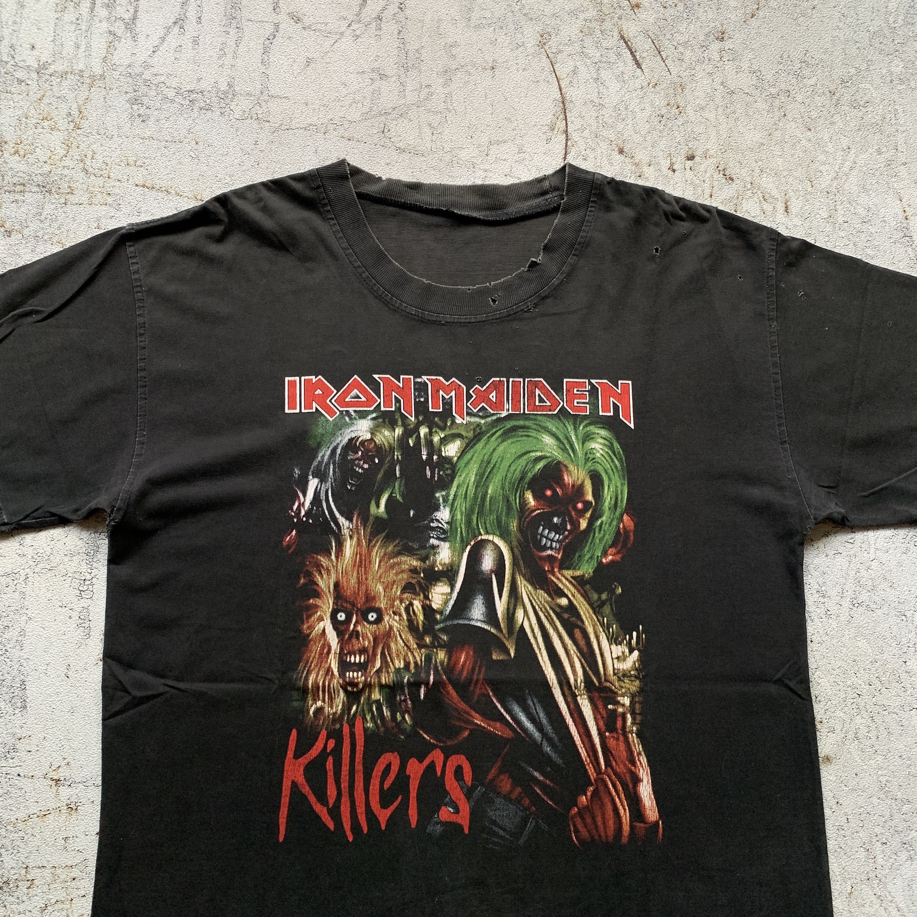 Band Tees Thrashed Iron Maiden Killer Band Tees Size US M / EU 48-50 / 2 - 2 Thumbnail