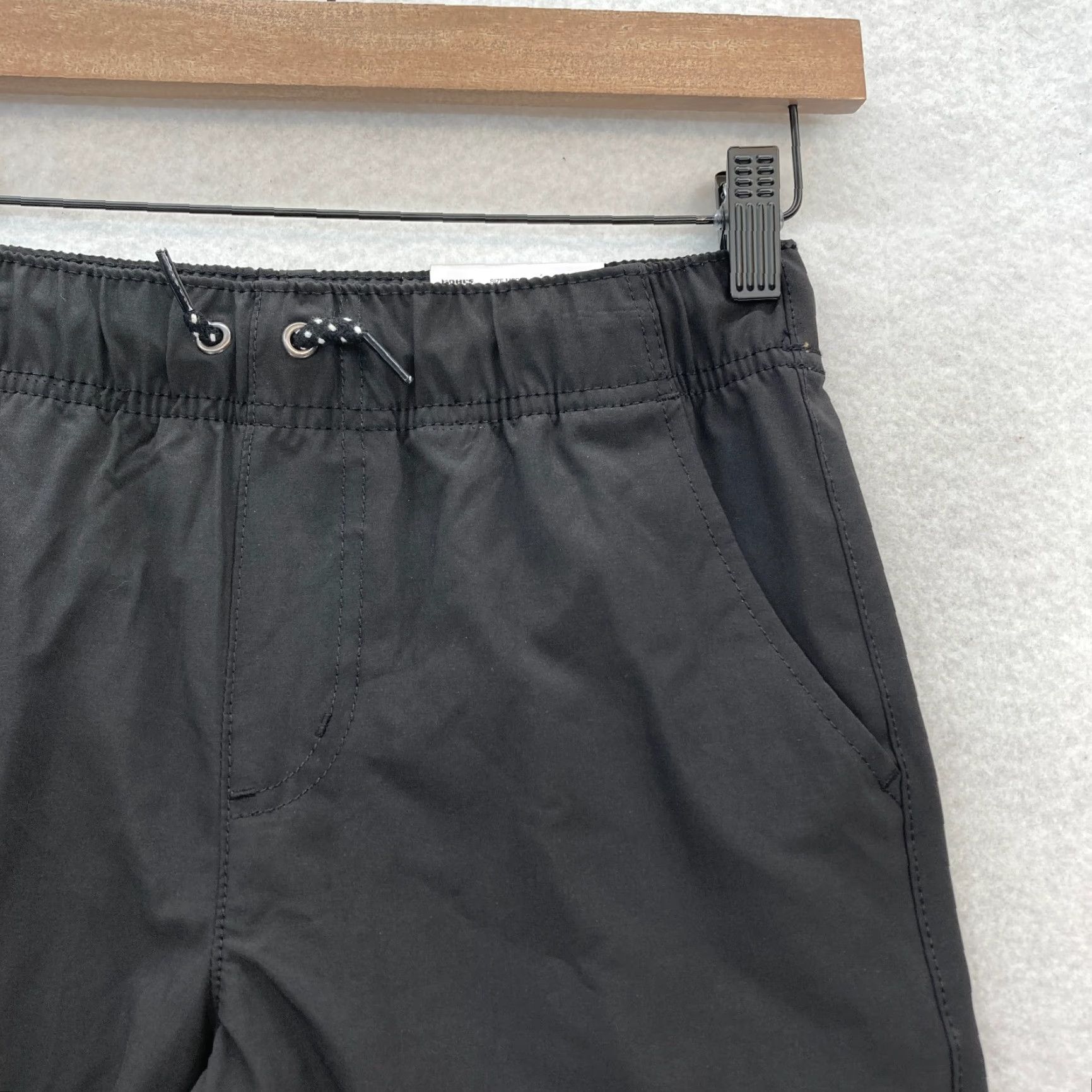 Vintage Sonoma Flexwear Tech Shorts Mens Medium Black Stretch Drawstring Pull On NWT Size US 31 - 3 Thumbnail
