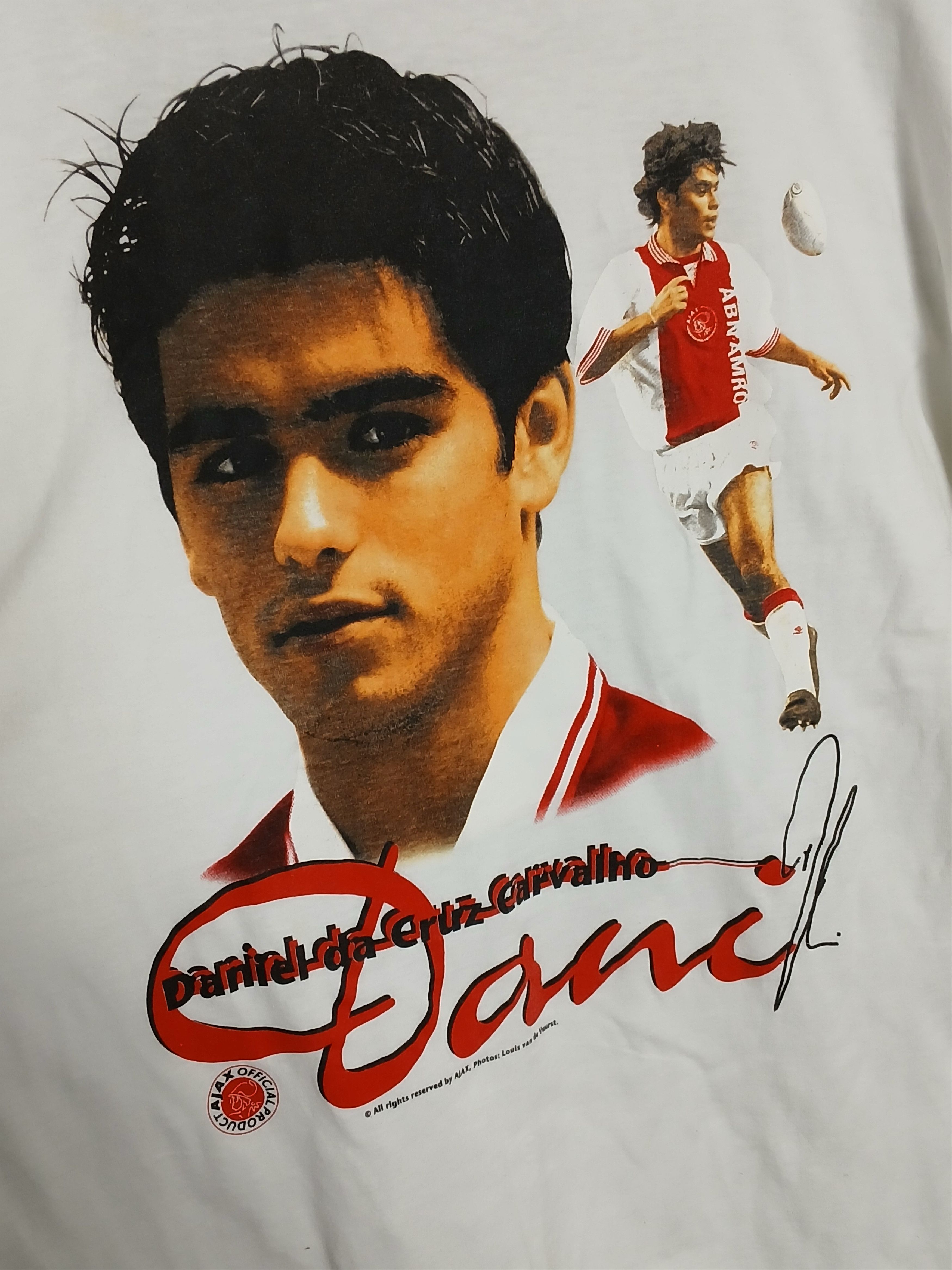 Vintage Vintage Ajax Daniel da Cruz Carvalho Football T-Shirt Size US XL / EU 56 / 4 - 3 Thumbnail