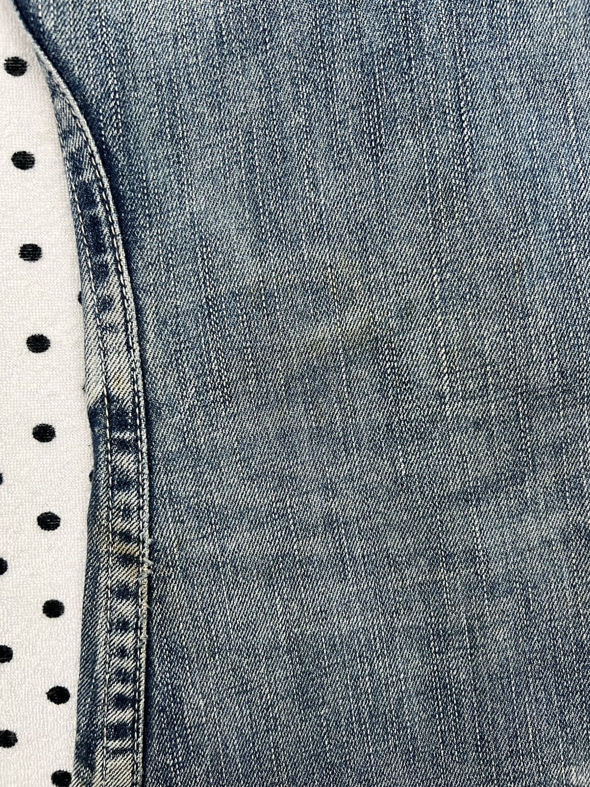 Japanese Brand Rattle Trap Crazy Trashed & Destroyed Flare Denim Size US 32 / EU 48 - 17 Thumbnail
