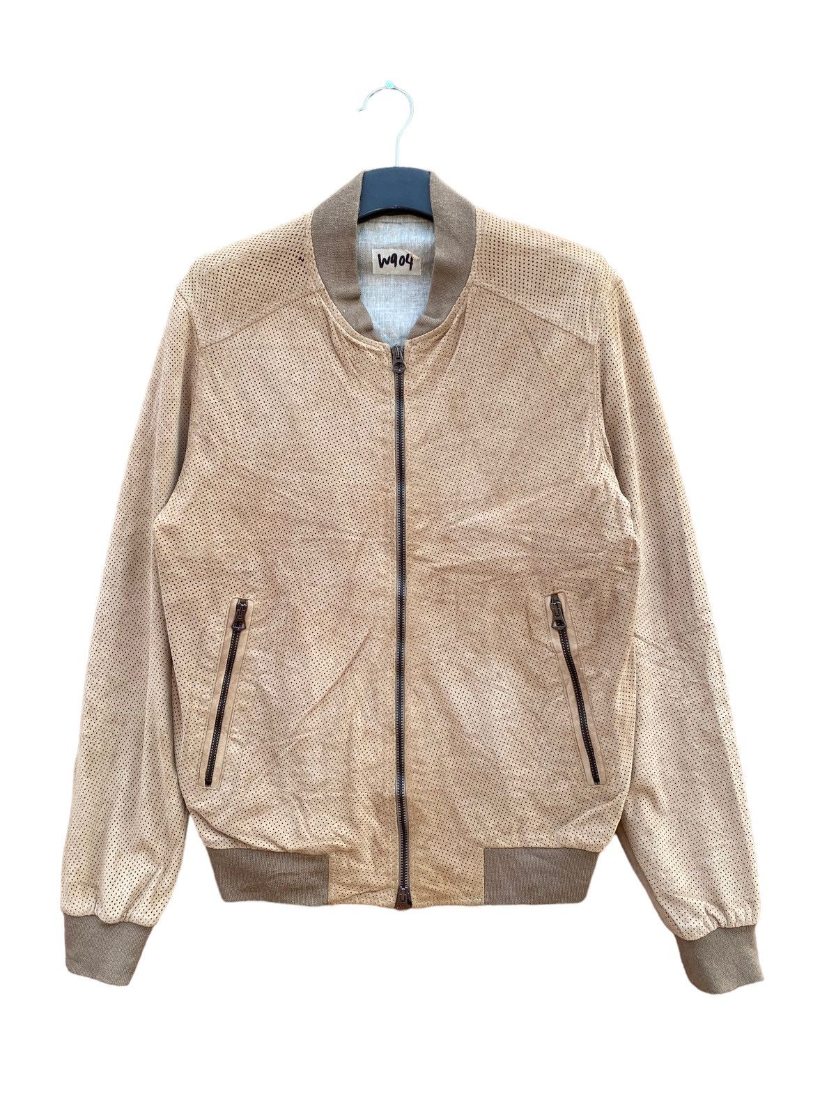 Other FRADI MESH STYLE LEATHER BOMBER JACKET Size US M / EU 48-50 / 2 - 1 Thumbnail