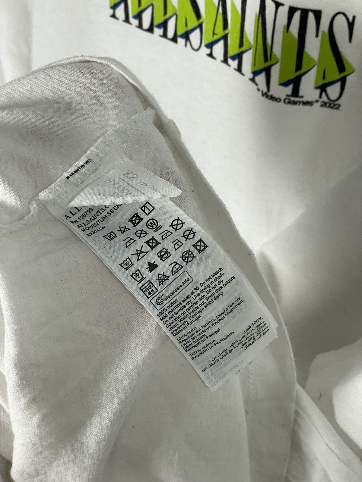 Allsaints ALLSAINTS T-shirt Big LOGO Y2K “Video Games” Streetwear Size US M / EU 48-50 / 2 - 12 Thumbnail