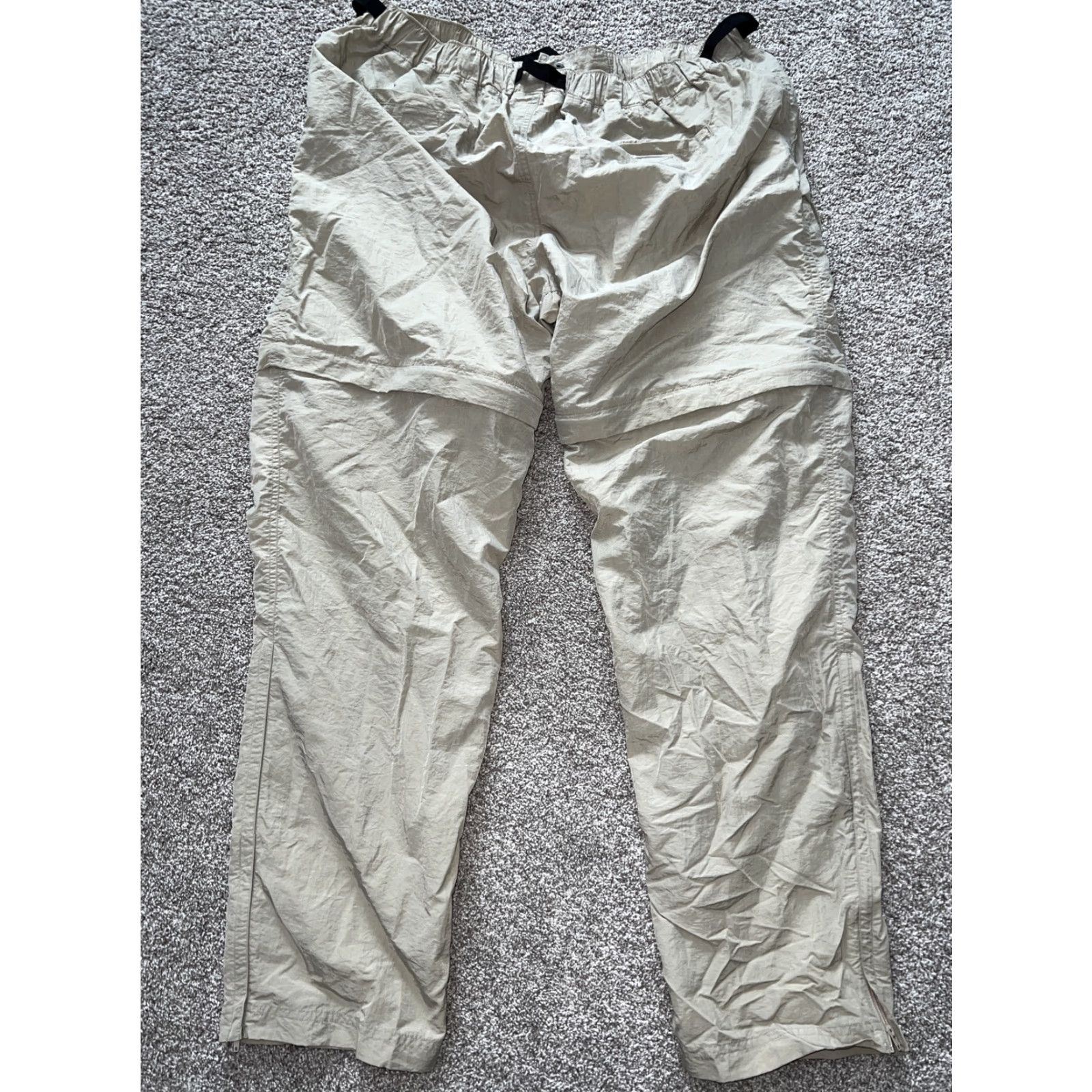 Vintage REI Convertible Pants Mens XL 38x33 Nylon Beige Cargo Size US 36 / EU 52 - 4 Thumbnail