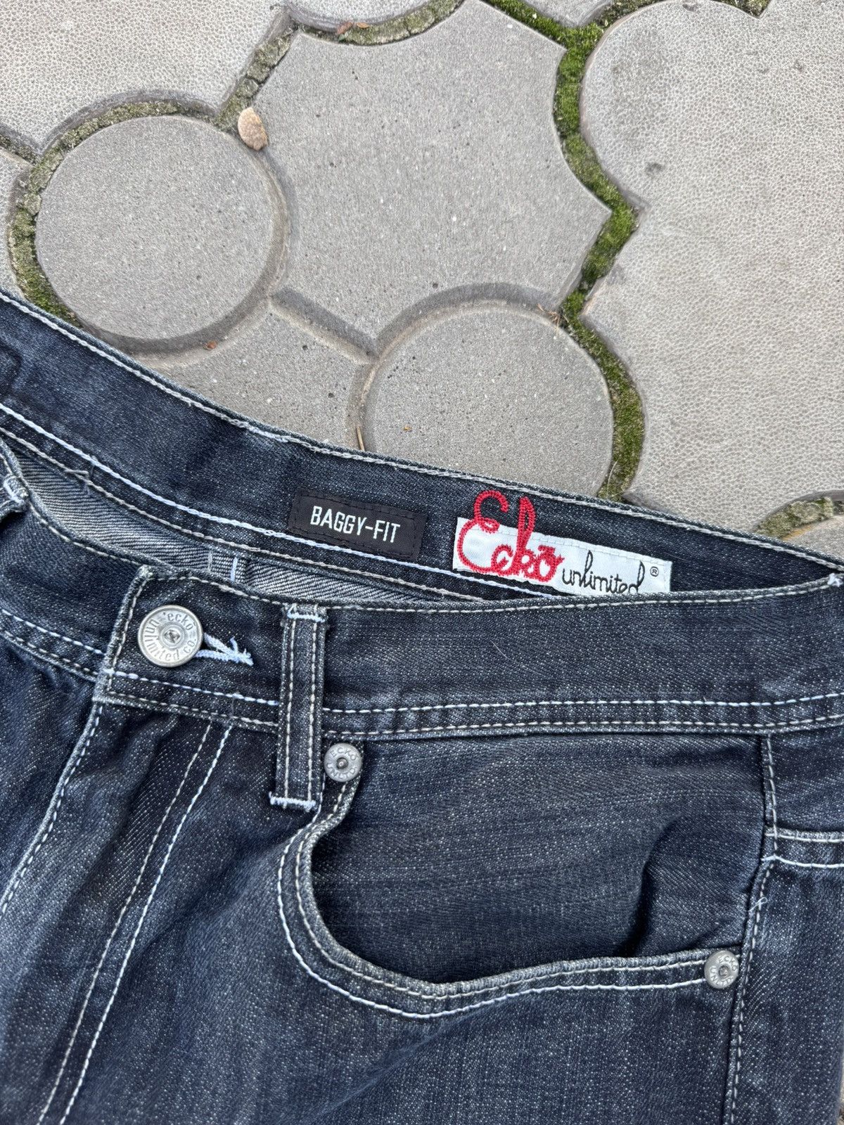 Ecko Unltd. Ecko Unlimited Baggy Y2K Denim Shorts Jorts USA Size US 32 / EU 48 - 6 Thumbnail