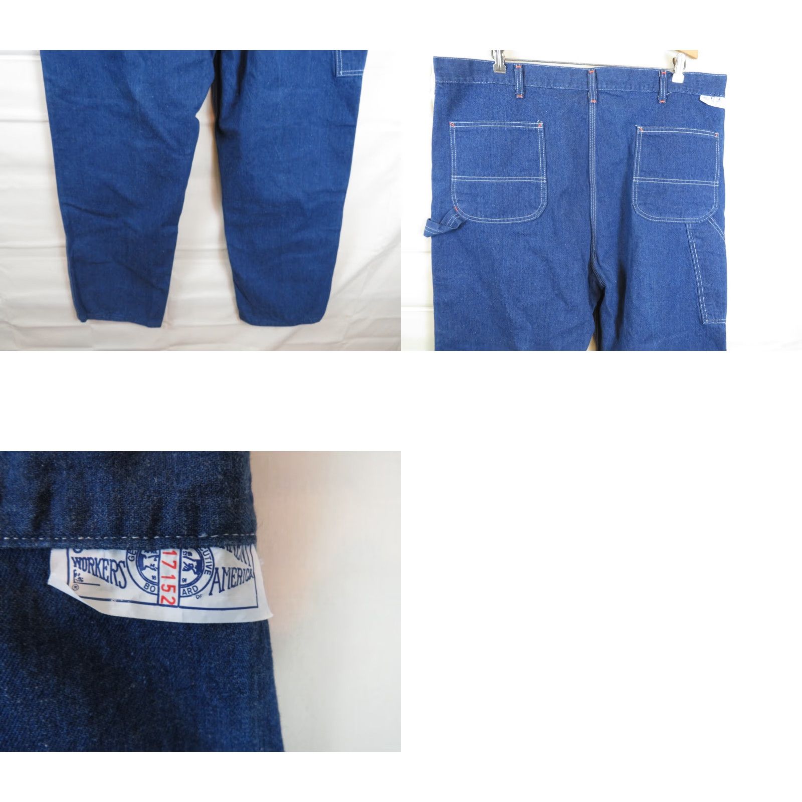 Sears Sears Jeans Carpenters Regular Jeans pants 44X30 Blue Denim Belt Loops 52 New Without Tags Mens Vintage? (No, Vintage: No) Size US 36 / EU 52 - 8 Thumbnail