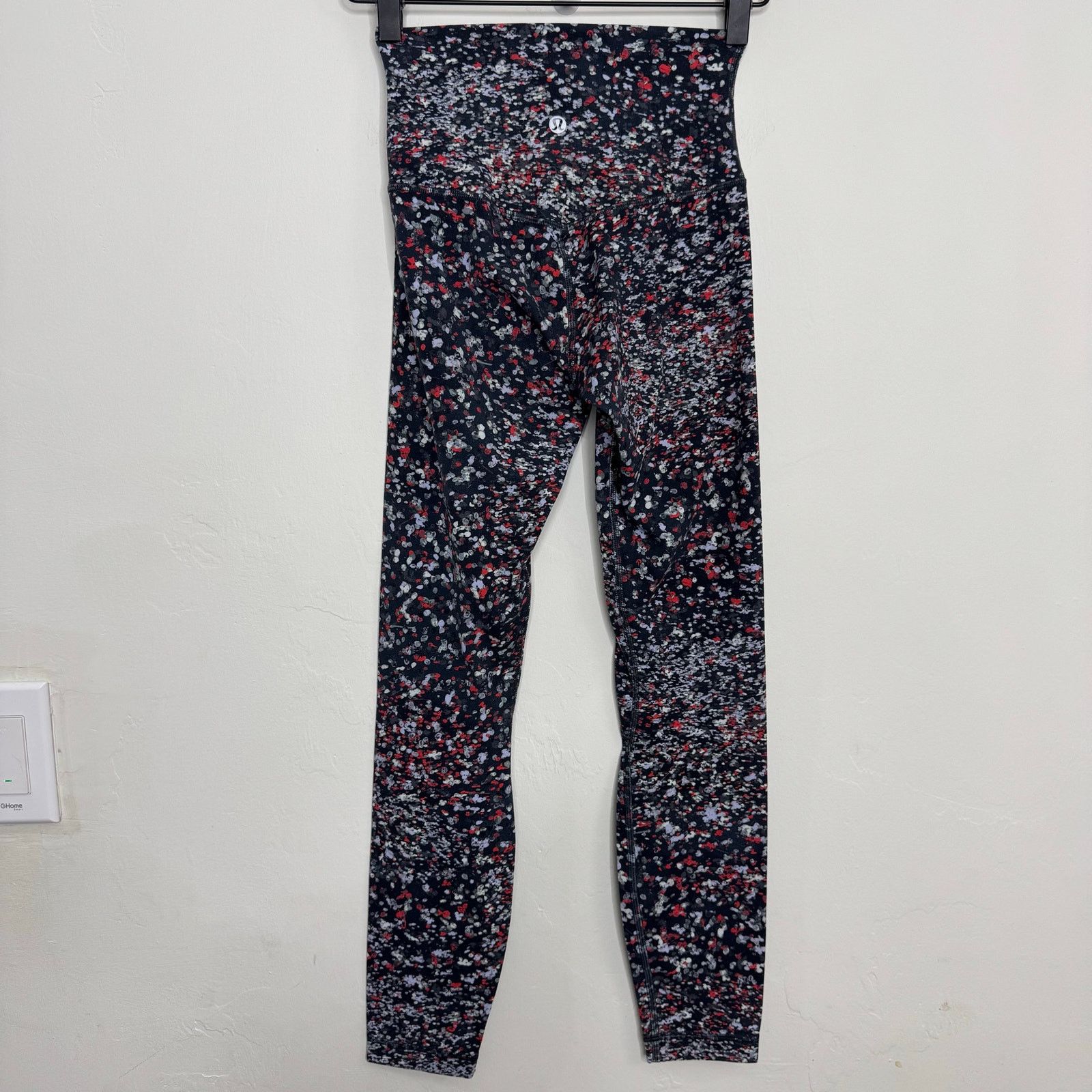Lululemon Lululemon Align Pant 25" Water Blossom Multi Black Red Dots Size 26" / US 2 / IT 38 - 5 Thumbnail