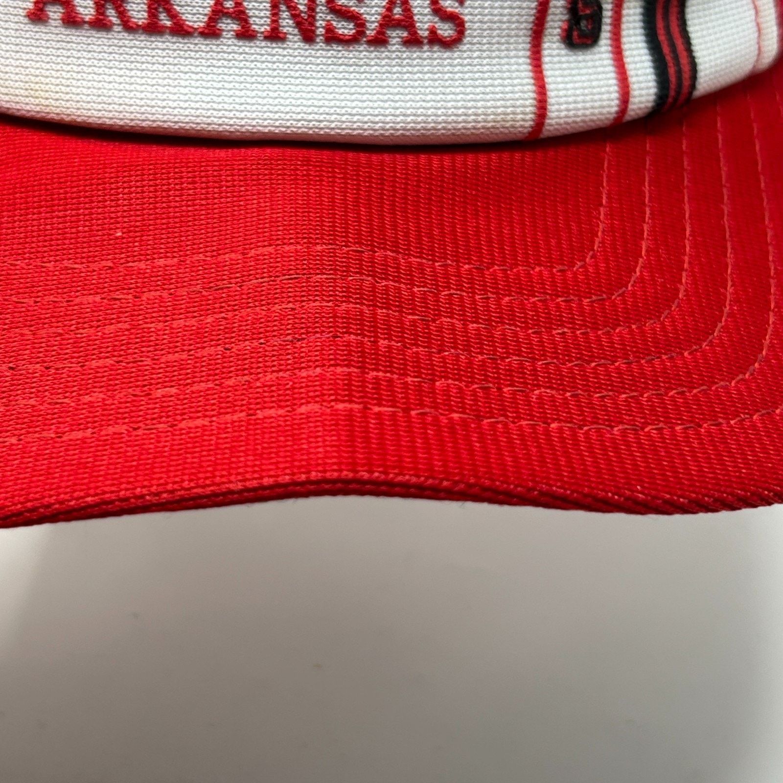 Vintage Vintage 80s Arkansas Razorbacks Trucker Hat Baseball Cap Red Size ONE SIZE - 10 Thumbnail