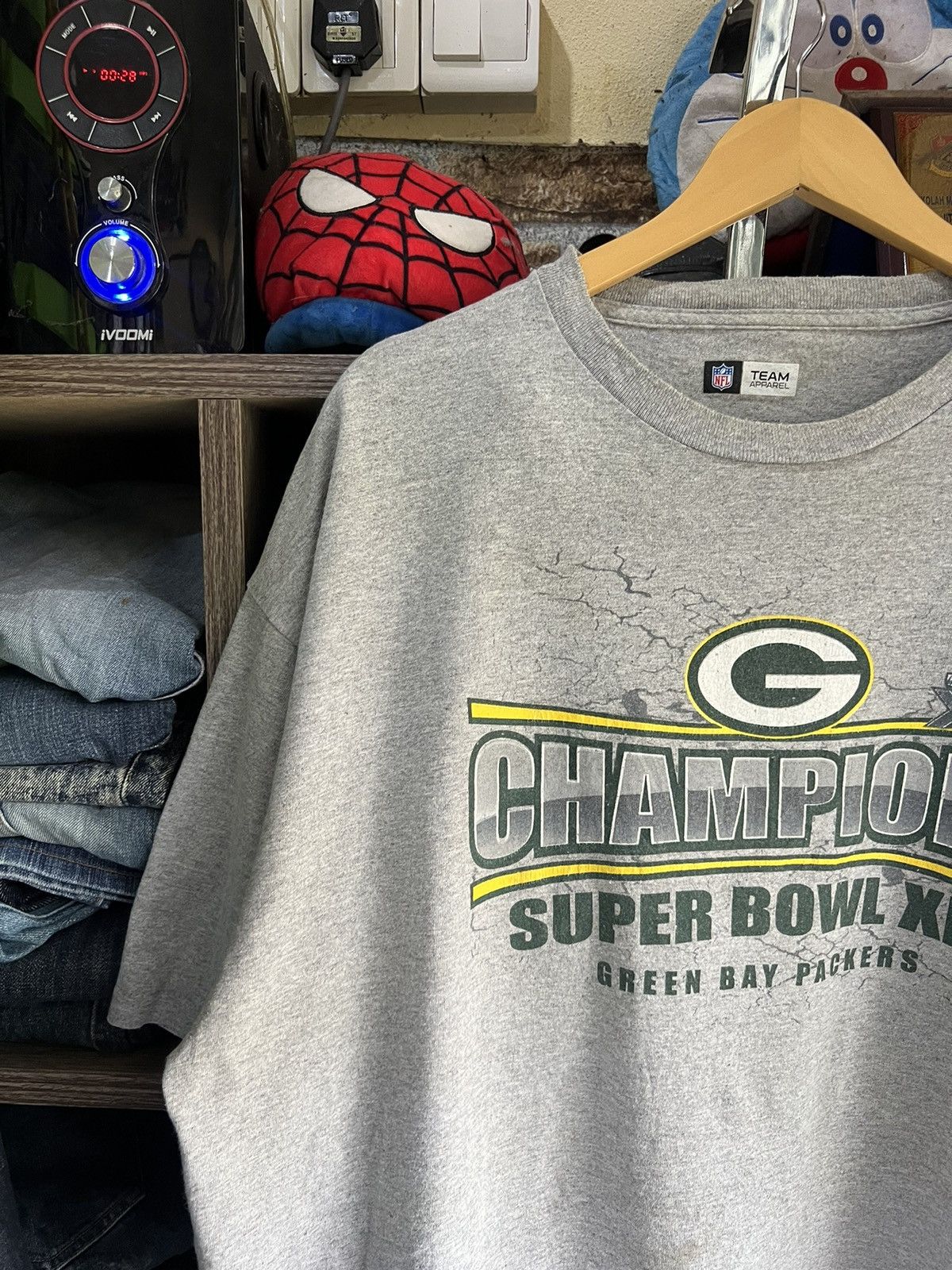 NFL 🔥NFL Green Bay Packers Champion Super Bowl XLV Size US XXL / EU 58 / 5 - 4 Thumbnail