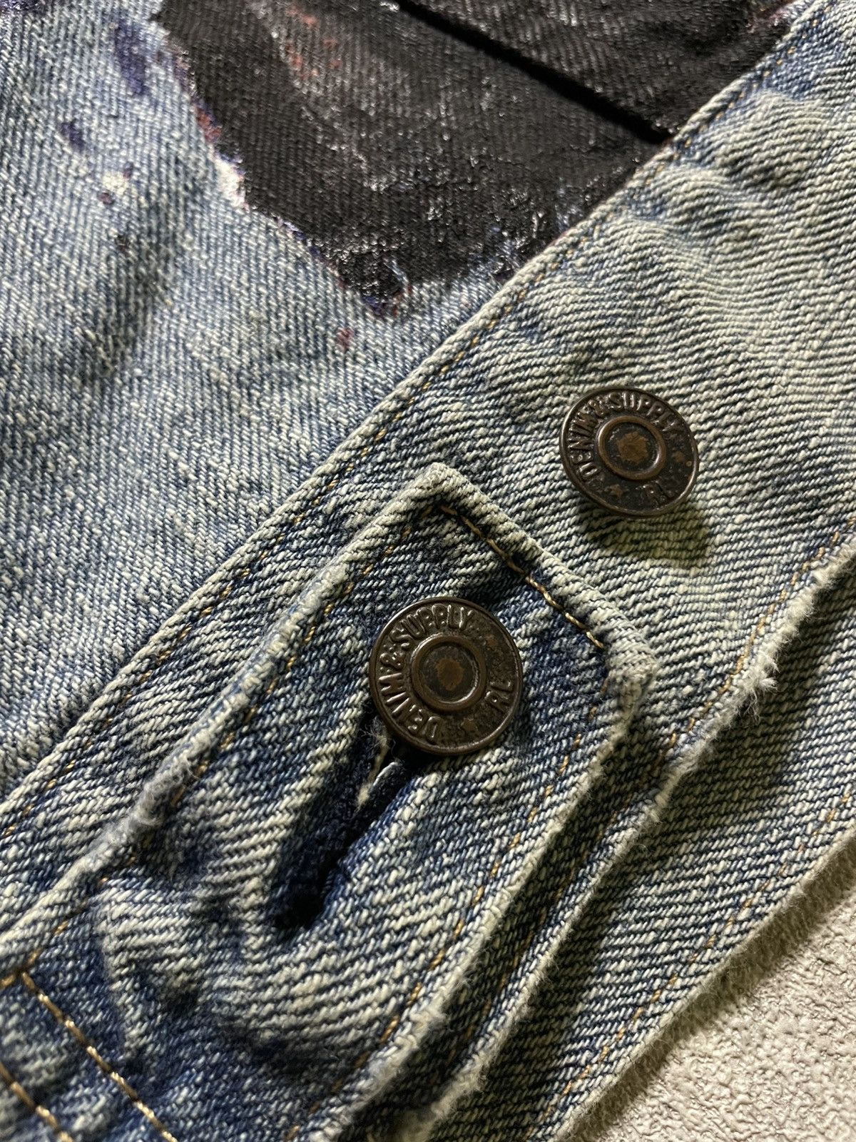 RRL Ralph Lauren Ralph Lauren Denim & Supply Vest Jacket Jeans Indian Chief Size US M / EU 48-50 / 2 - 10 Thumbnail