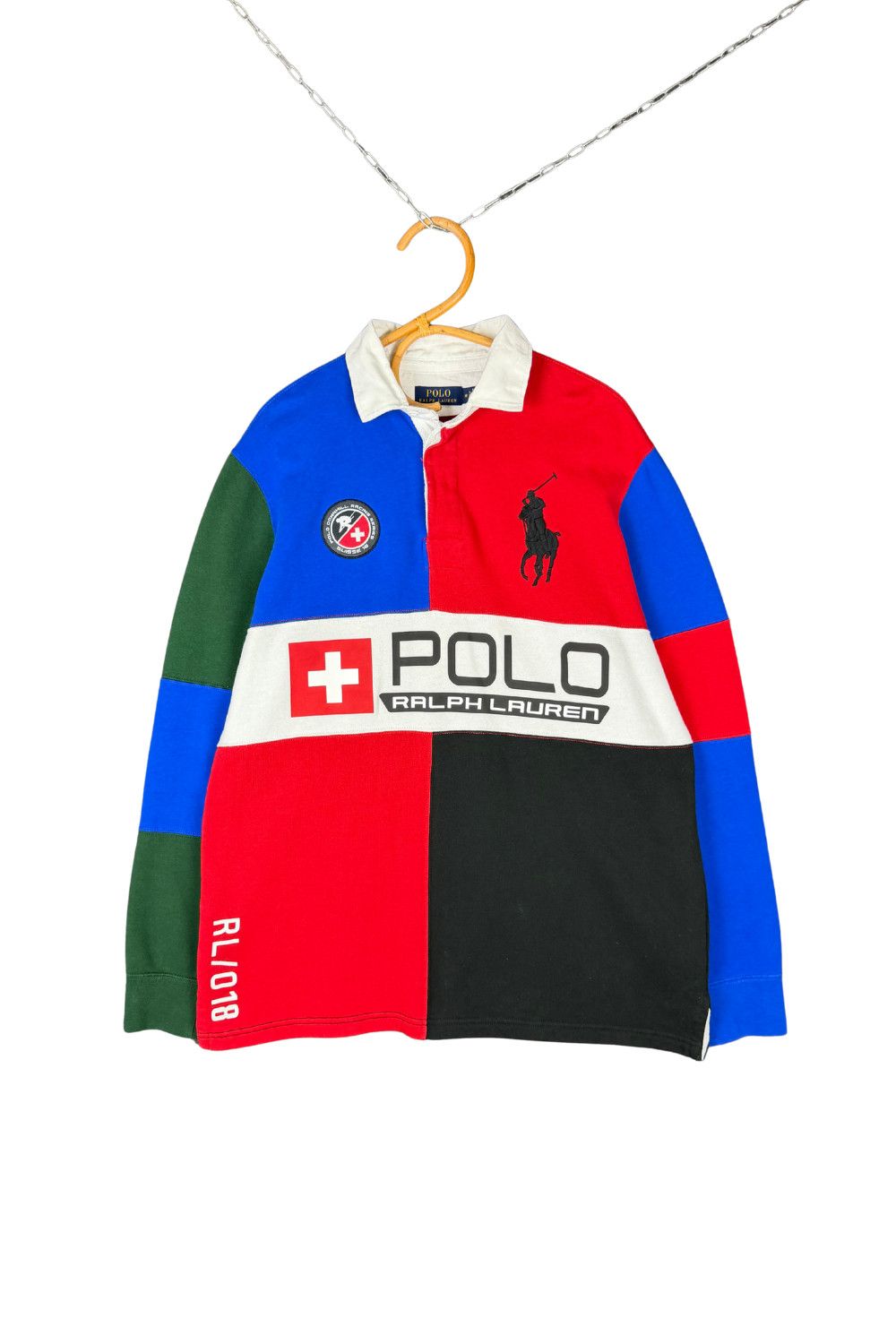 Polo Ralph Lauren Polo Ralph Lauren RL18 Colorblock Rugby Shirt Size US M / EU 48-50 / 2 - 1 Thumbnail
