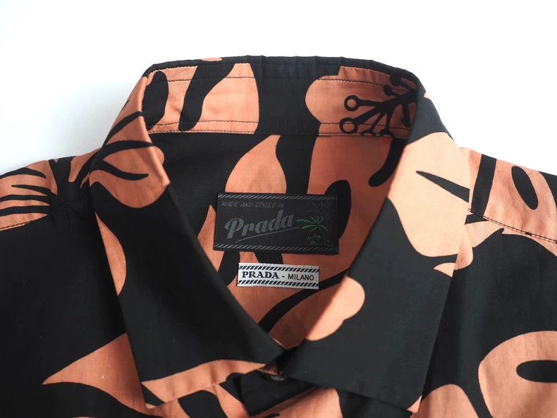 Prada PRADA ss14 Black Orange Floral Shirt 2501-Nextarrow Size US XXS / EU 40 - 6 Thumbnail