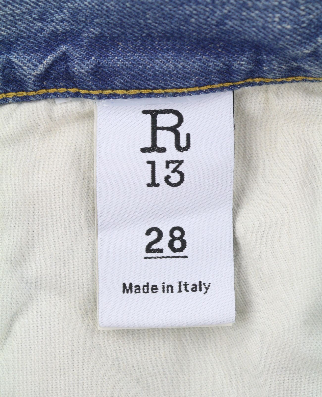 R13 VENTI 28 Veiled Blue Baggy Low Rise Jeans 88833 Size 28" / US 6 / IT 42 - 7 Thumbnail