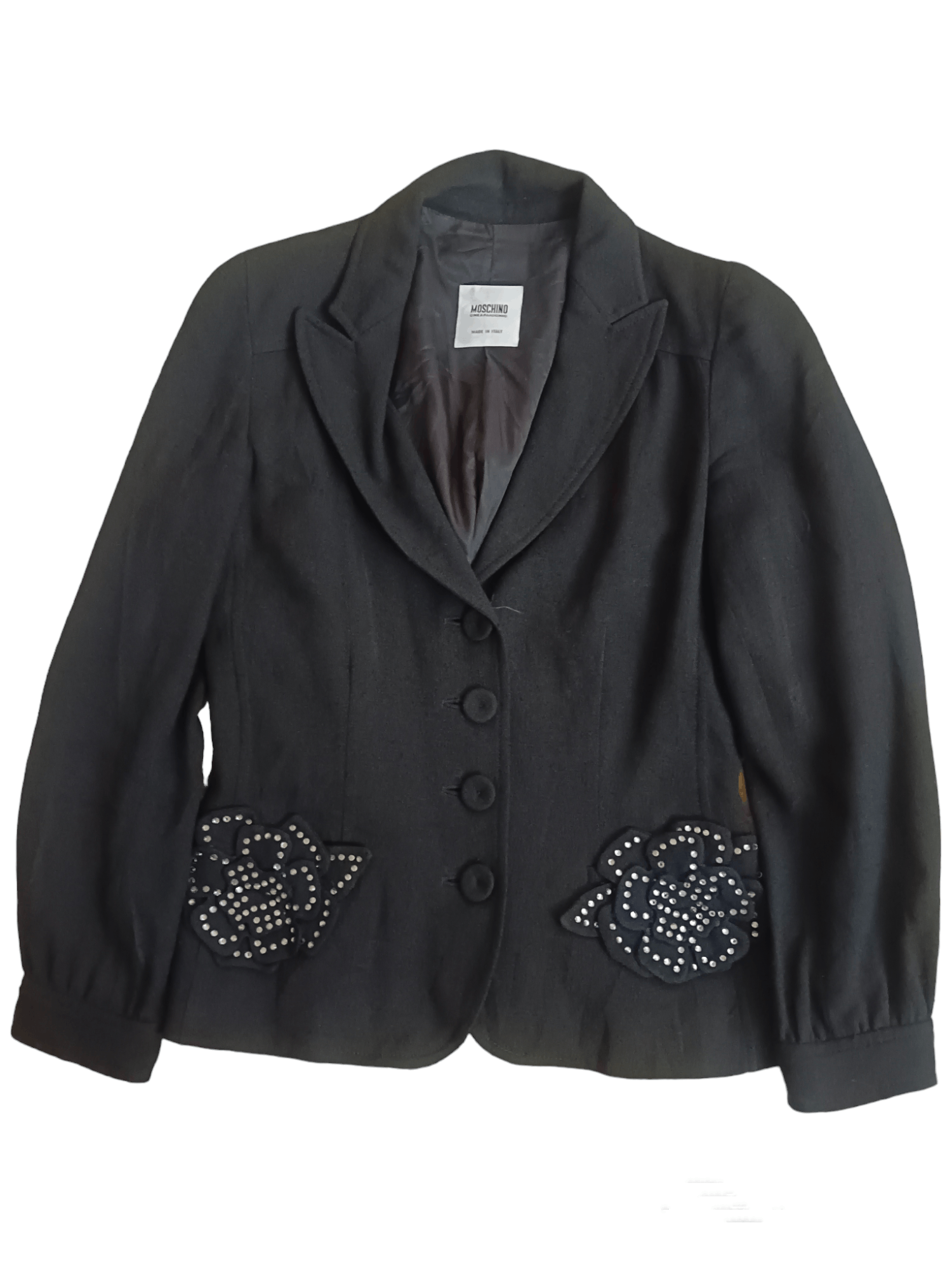 Moschino MOSCHINO CHEAP & CHIP BLACK JACKET Size M / US 6-8 / IT 42-44 - 1 Thumbnail