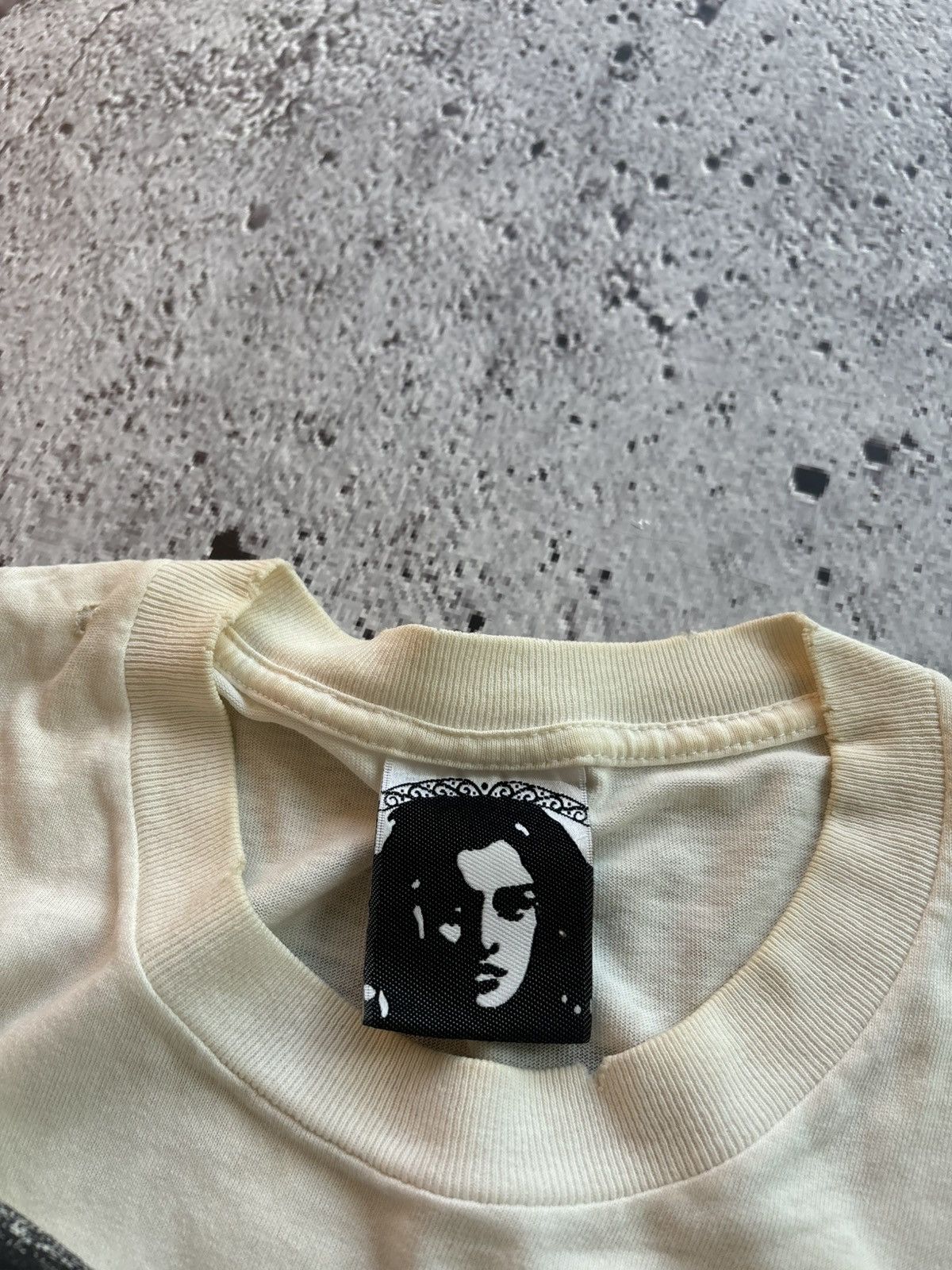 Hysteric Glamour Hysteric Glamour Elvis Presley Thrashed Tshirt Size US M / EU 48-50 / 2 - 9 Thumbnail