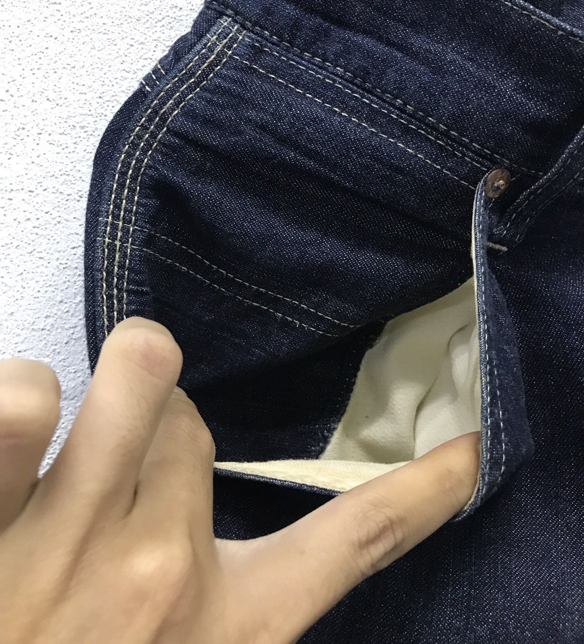 Japanese Brand × Vintage Vintage Back Number Quality Guaranteed Denim Pants Size US 31 - 6 Thumbnail