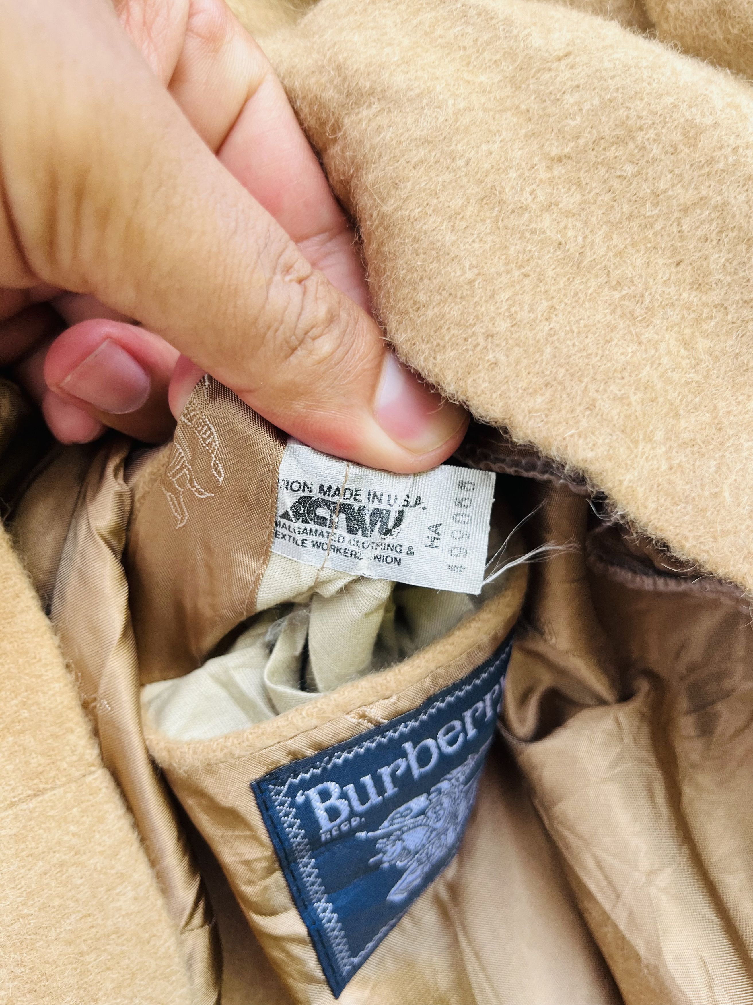 Burberry × Japanese Brand Vintage Burberrys Bullocks 100% Pure Camel Hair Wool Jacket Size US M / EU 48-50 / 2 - 4 Thumbnail
