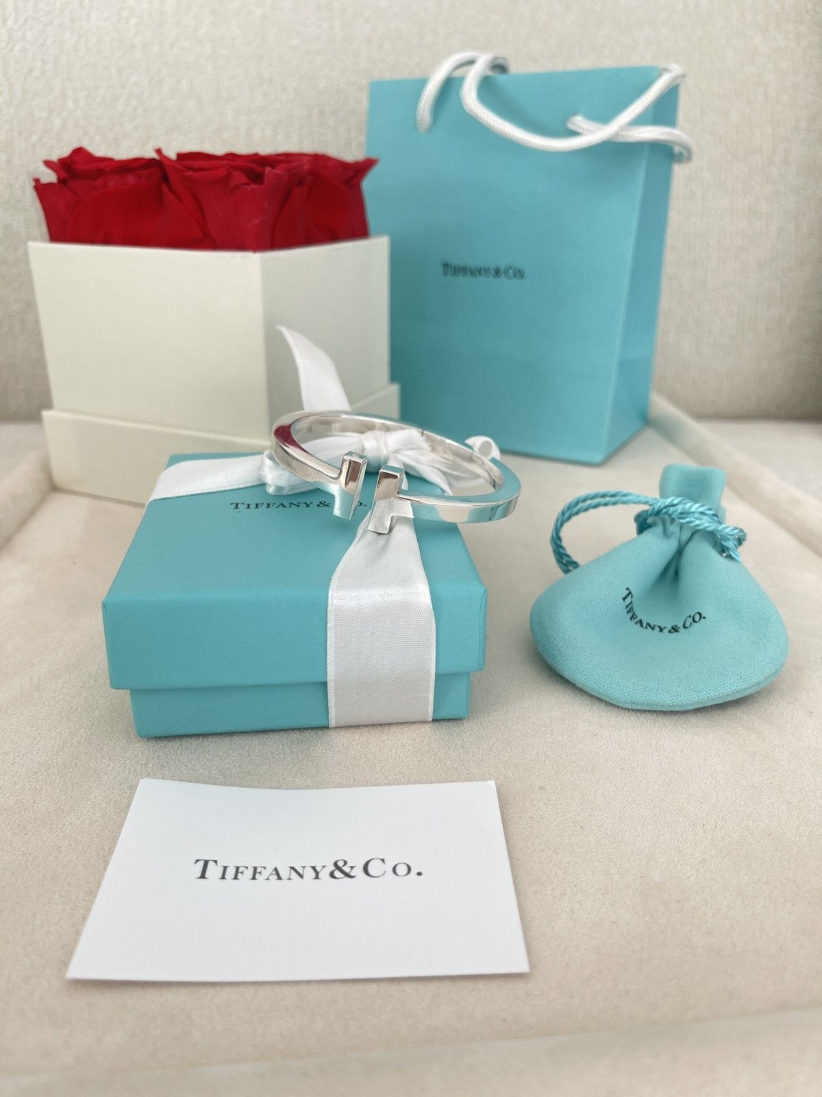 Tiffany T Square Bracelet in Sterling Silver Medium $2175