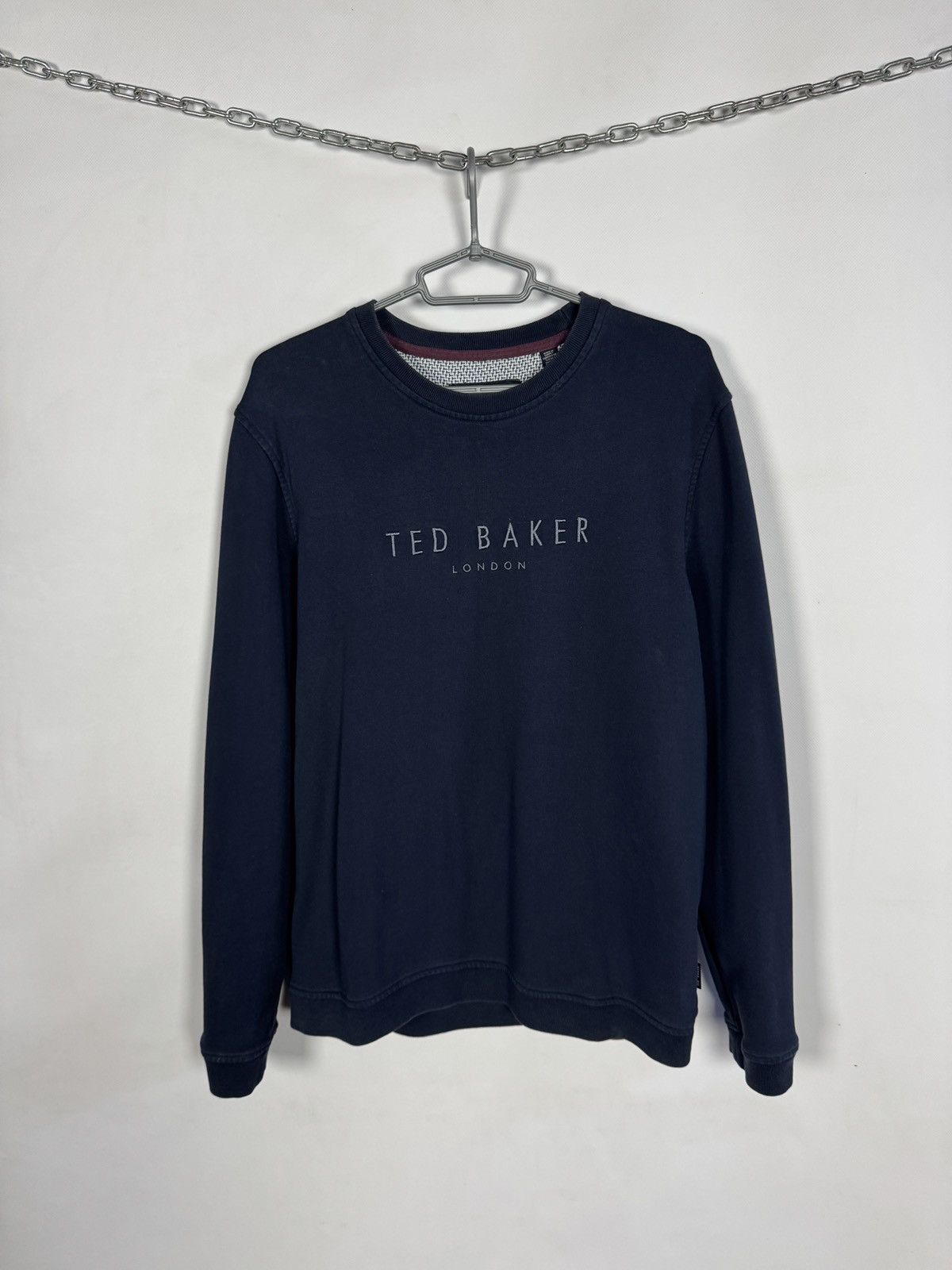 Ted Baker Men’s Ted Baker London Crewneck Sweatshirt Big Logo Size 4 Size US M / EU 48-50 / 2 - 1 Thumbnail