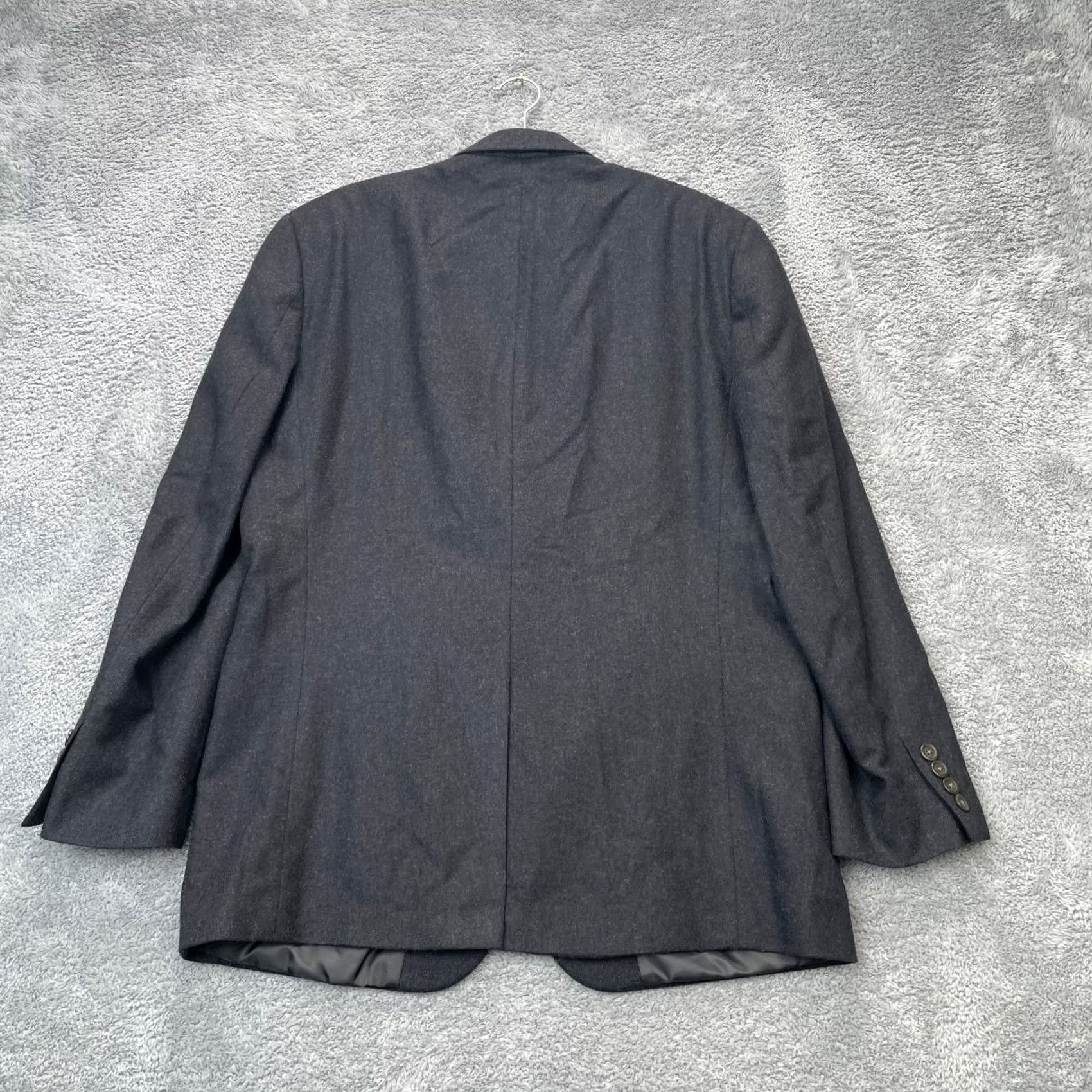 Ralph Lauren Lauren Ralph Lauren Mens 42R Gray Wool Sport Blazer Coat Single Vented Classic Size 42R - 3 Thumbnail