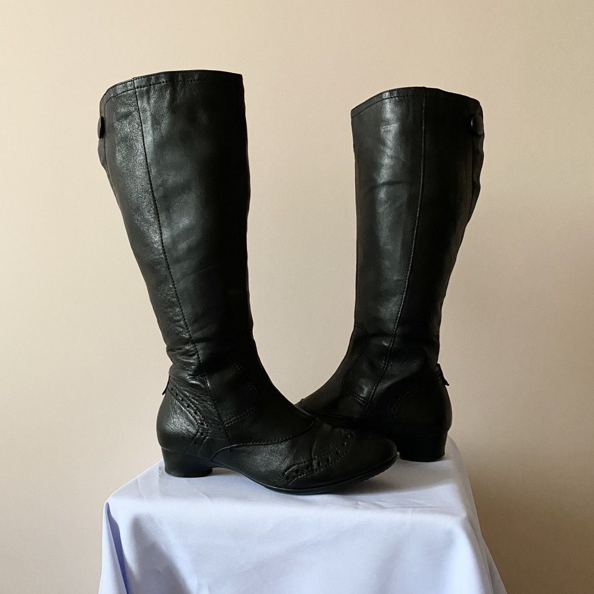A.S.98 RARE A.S. 98 Airsteps High Leather Boots Rick Owens Style Size US 7 / IT 37 - 1 Thumbnail