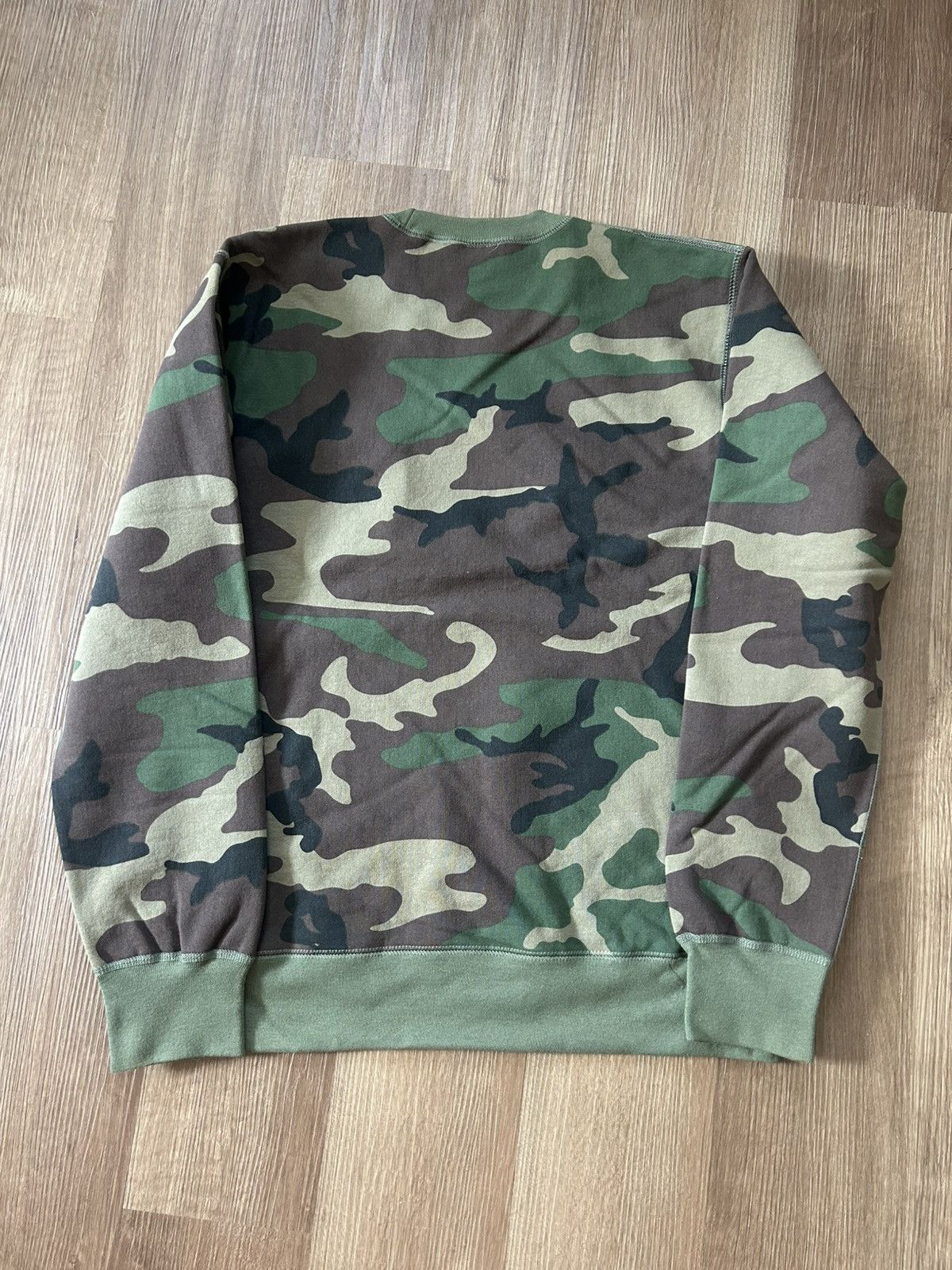 Supreme Supreme Camo Box Logo Crewneck FW15 Size US L / EU 52-54 / 3 - 7 Thumbnail