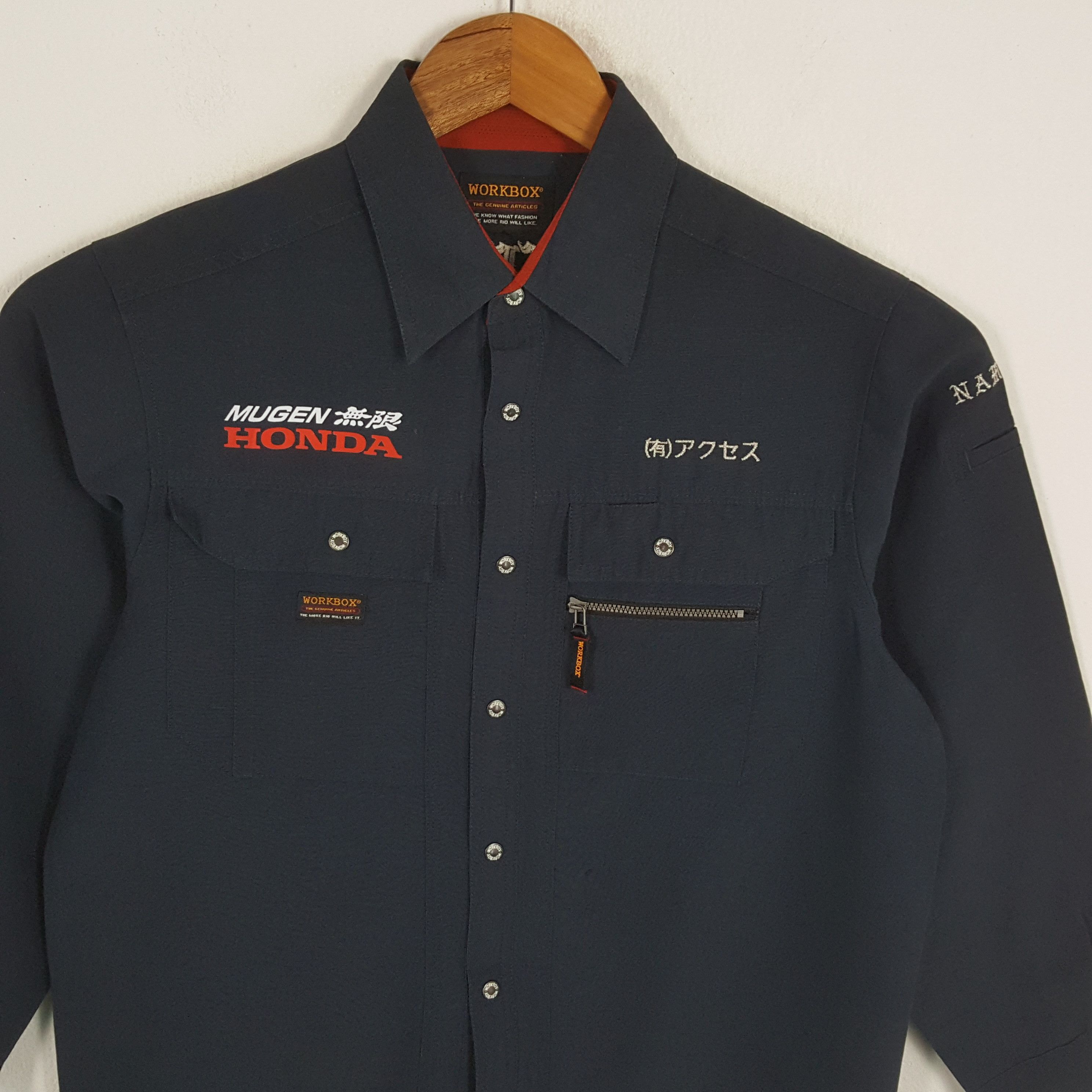 Honda × Vintage Vintage MUGEN HONDA Japanese Racing Custom Shirt Size US M / EU 48-50 / 2 - 4 Thumbnail