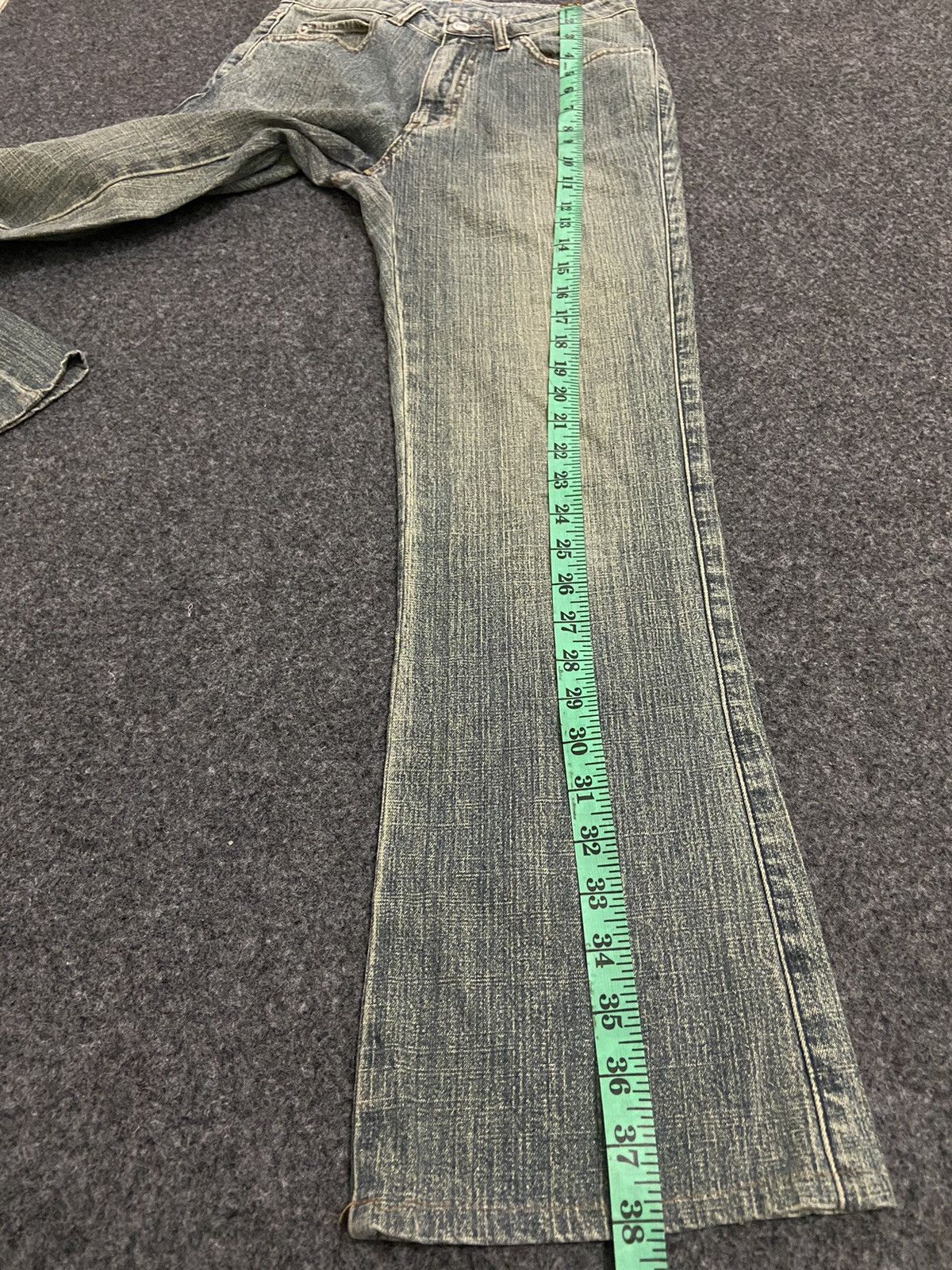 Beauty Beast × Japanese Brand × Le Grande Bleu (L.G.B.) Vintage Y2K denim pants flare Size 25" / US 0 / IT 36 - 12 Thumbnail