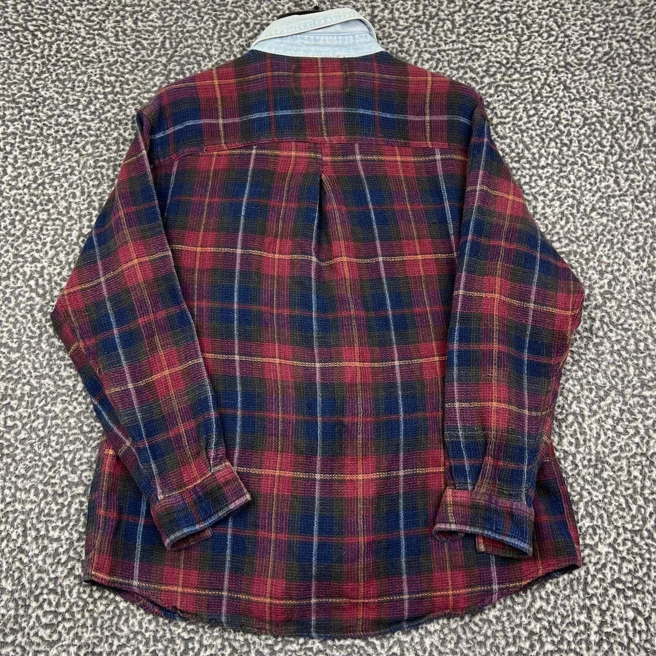 Other Vintage At Last Sportswear Co Plaid Flannel Denim Collar M Size US M / EU 48-50 / 2 - 2 Thumbnail