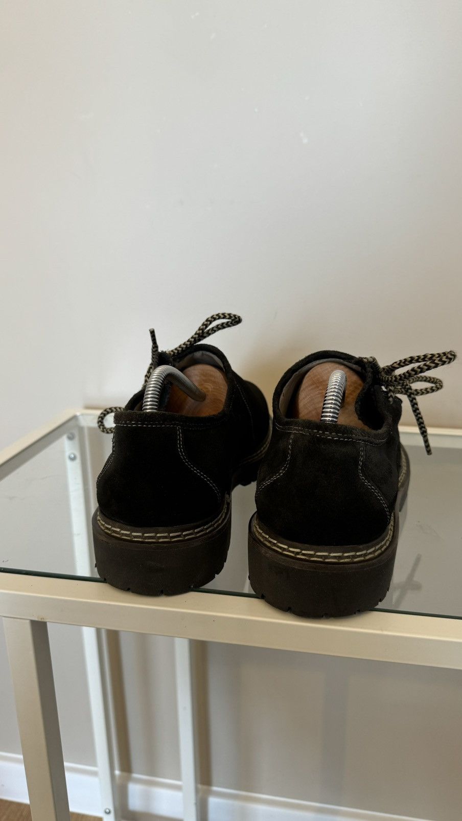 Genuine Leather × Vintage Vintage Almsach cynthia suede classic brown leather Size US 10 / EU 43 - 4 Thumbnail
