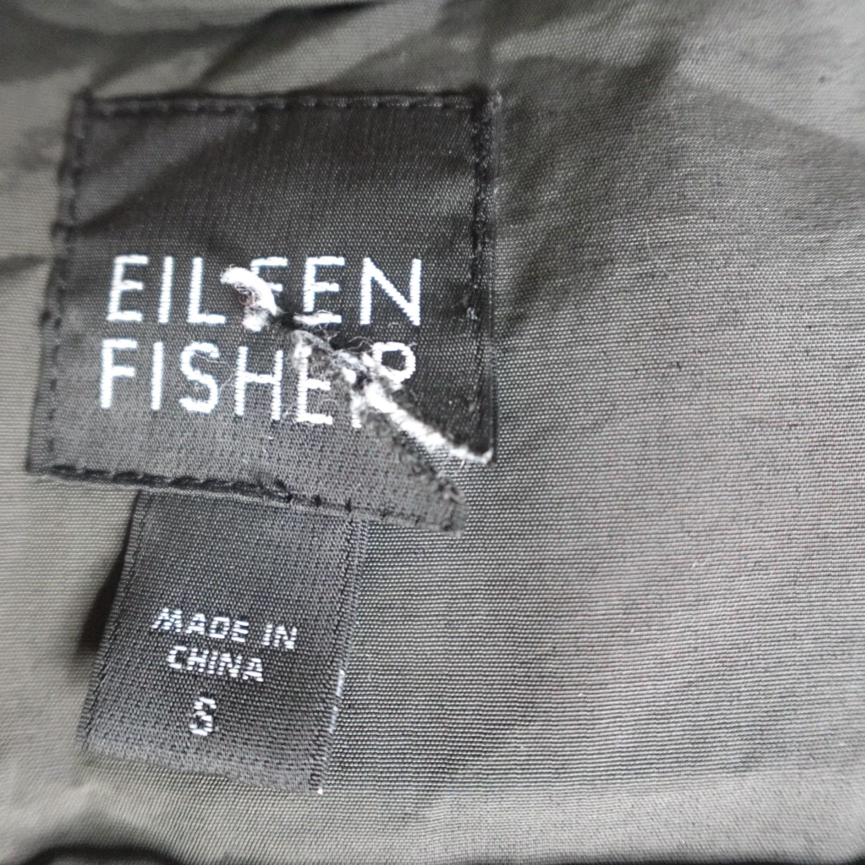 Eileen Fisher Eileen Fisher Womens Jacket Trench Coat S Green Rain Jacket Size S / US 4 / IT 40 - 2 Thumbnail