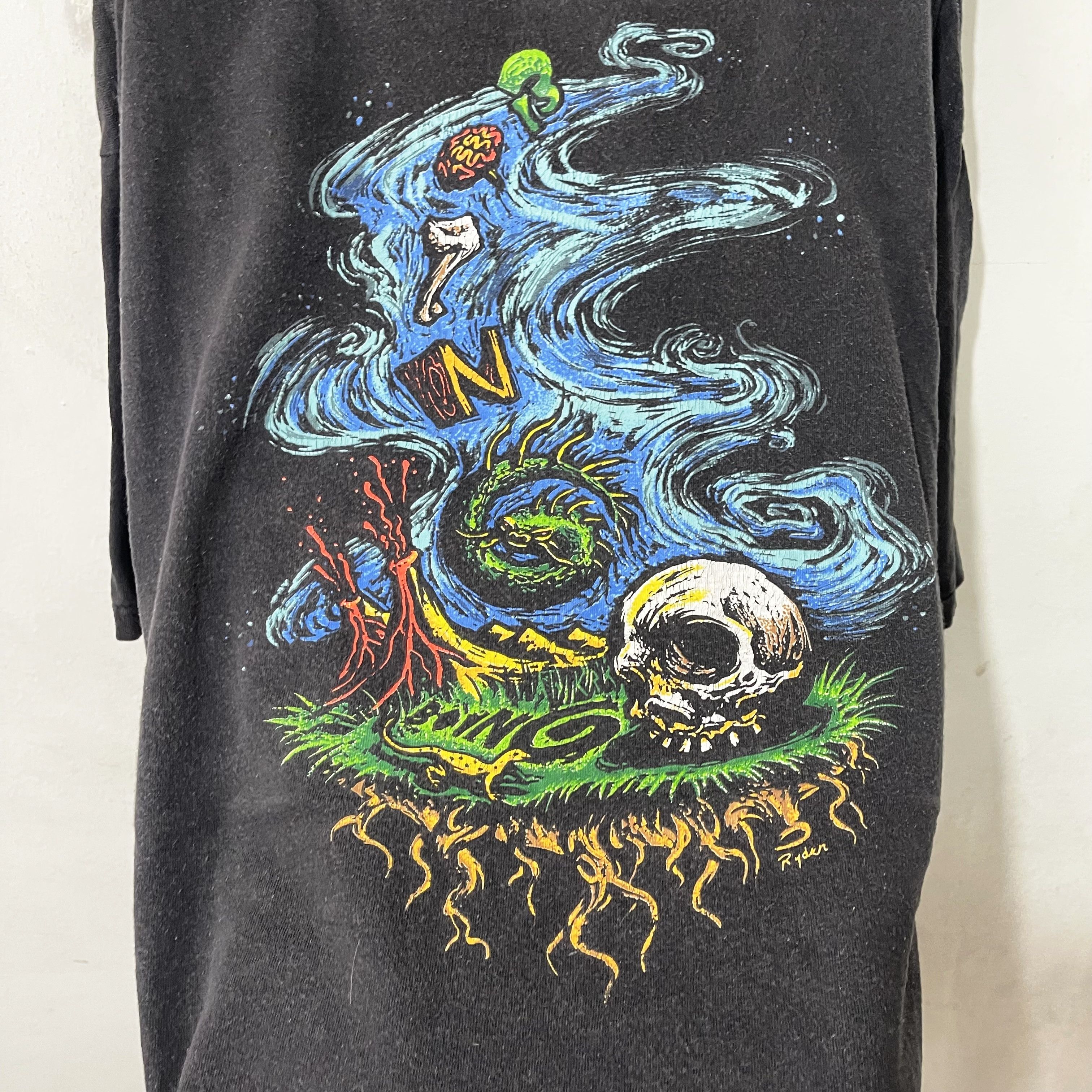 Vintage Vintage 90s Oingo Boingo Dia De Los Muertos T-Shirt Size US XL / EU 56 / 4 - 3 Thumbnail