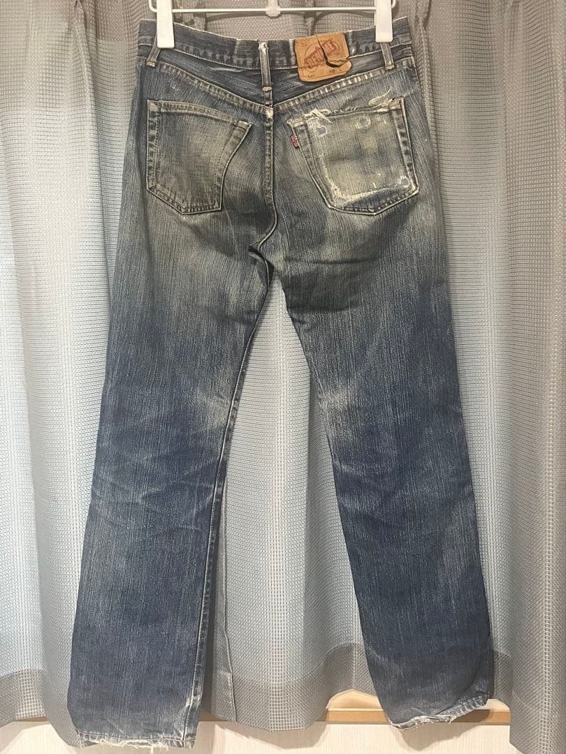 Japanese Brand Vintage Japanese Brand Faded Blue Wash Distressed Jeans Size US 30 / EU 46 - 2 Thumbnail