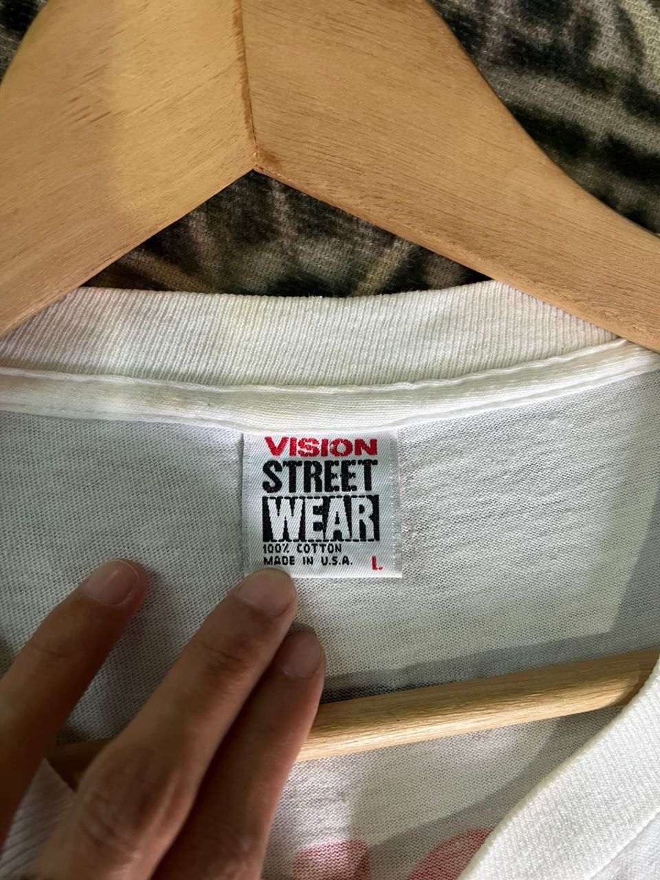 Vintage × Vision Streetwear Vintage 80s Single Stitch Vision Streetwear Spellout Size US L / EU 52-54 / 3 - 16 Thumbnail