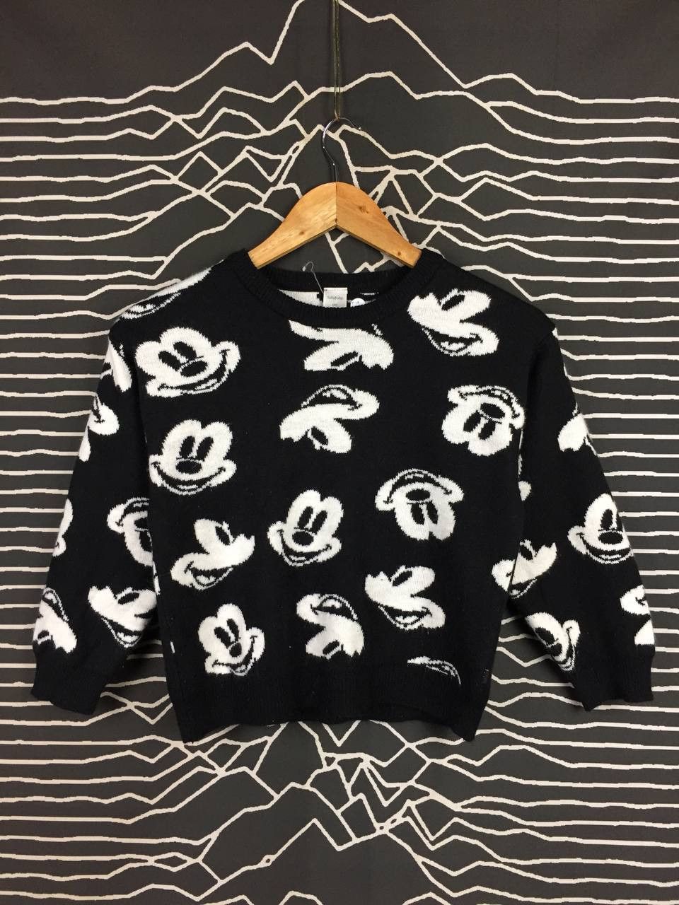 Mickey Mouse Futafuta X Disney Mickey Mouse All Over Print Knit Sweater Size US XXS / EU 40 - 1 Thumbnail