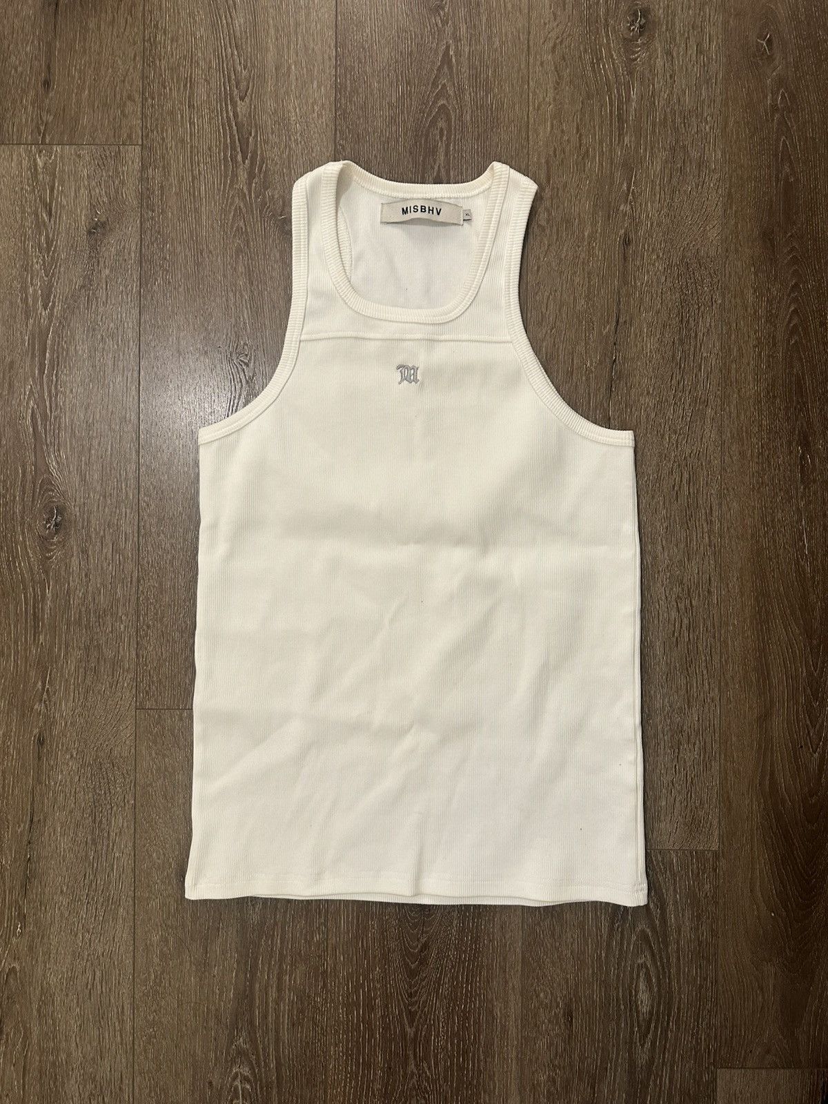 Misbhv MISBHV ‘M’ TANK TOP WHITE XL Size US XL / EU 56 / 4 - 1 Thumbnail
