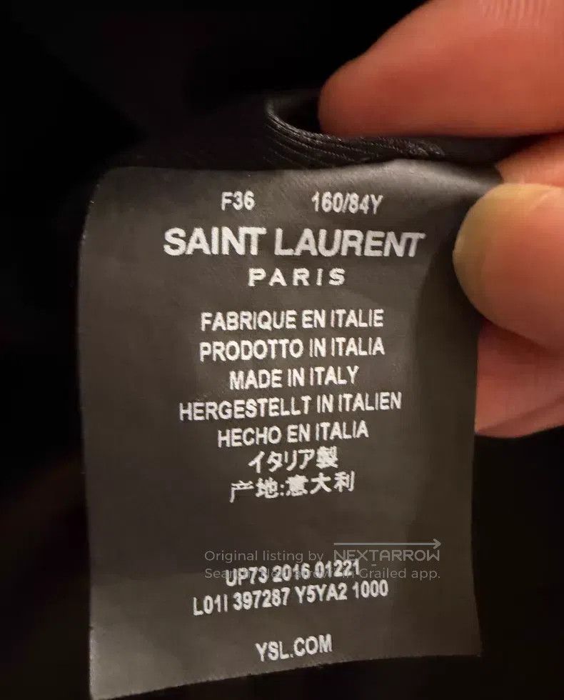 Saint Laurent Paris Saint Laurent Paris Motorcycle Zip Leather Jacket i Size XS / US 0-2 / IT 36-38 - 4 Thumbnail