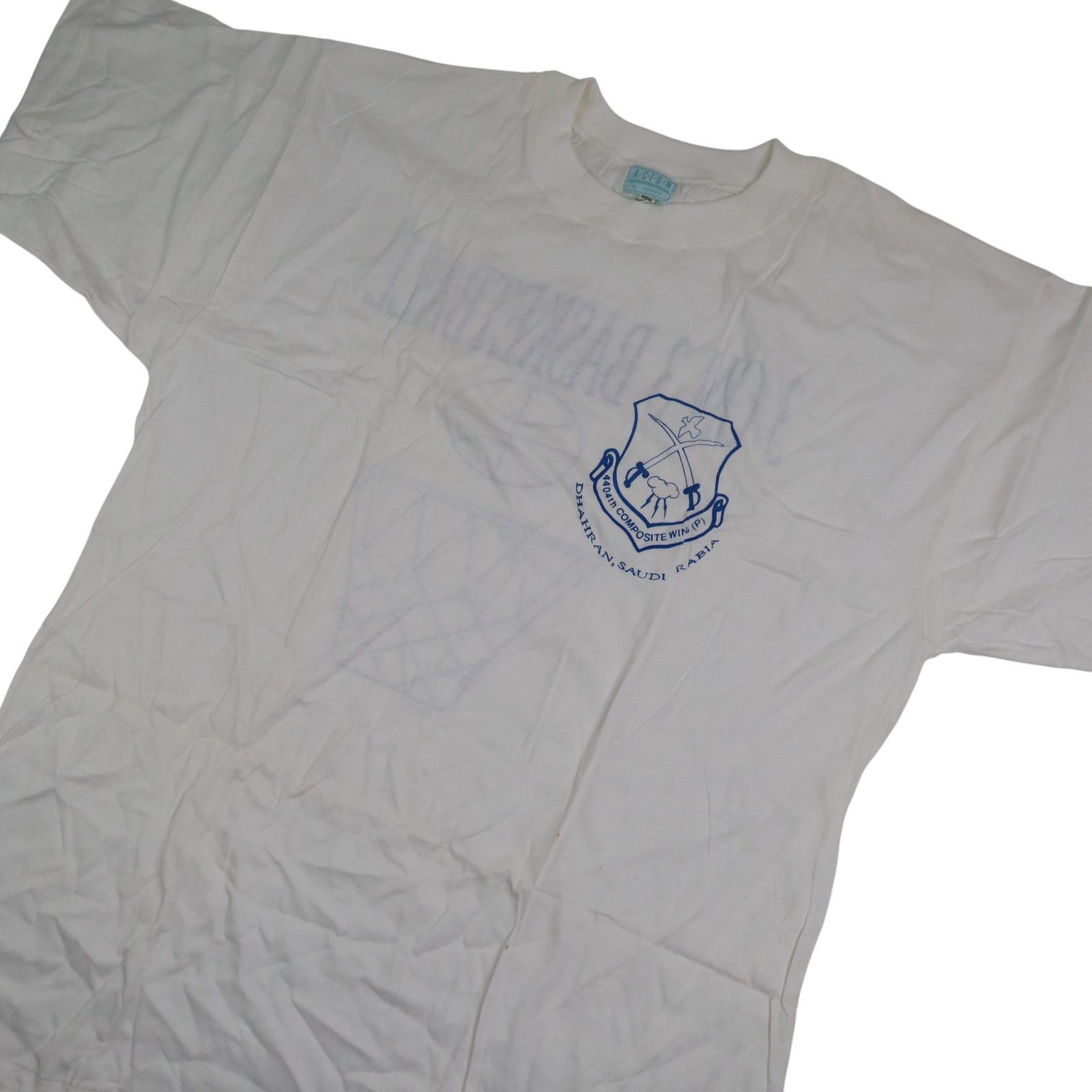 Vintage VTG 90s 4404th Composite Wing Saudi Arabia 3on3 Basketball T Size US L / EU 52-54 / 3 - 2 Thumbnail