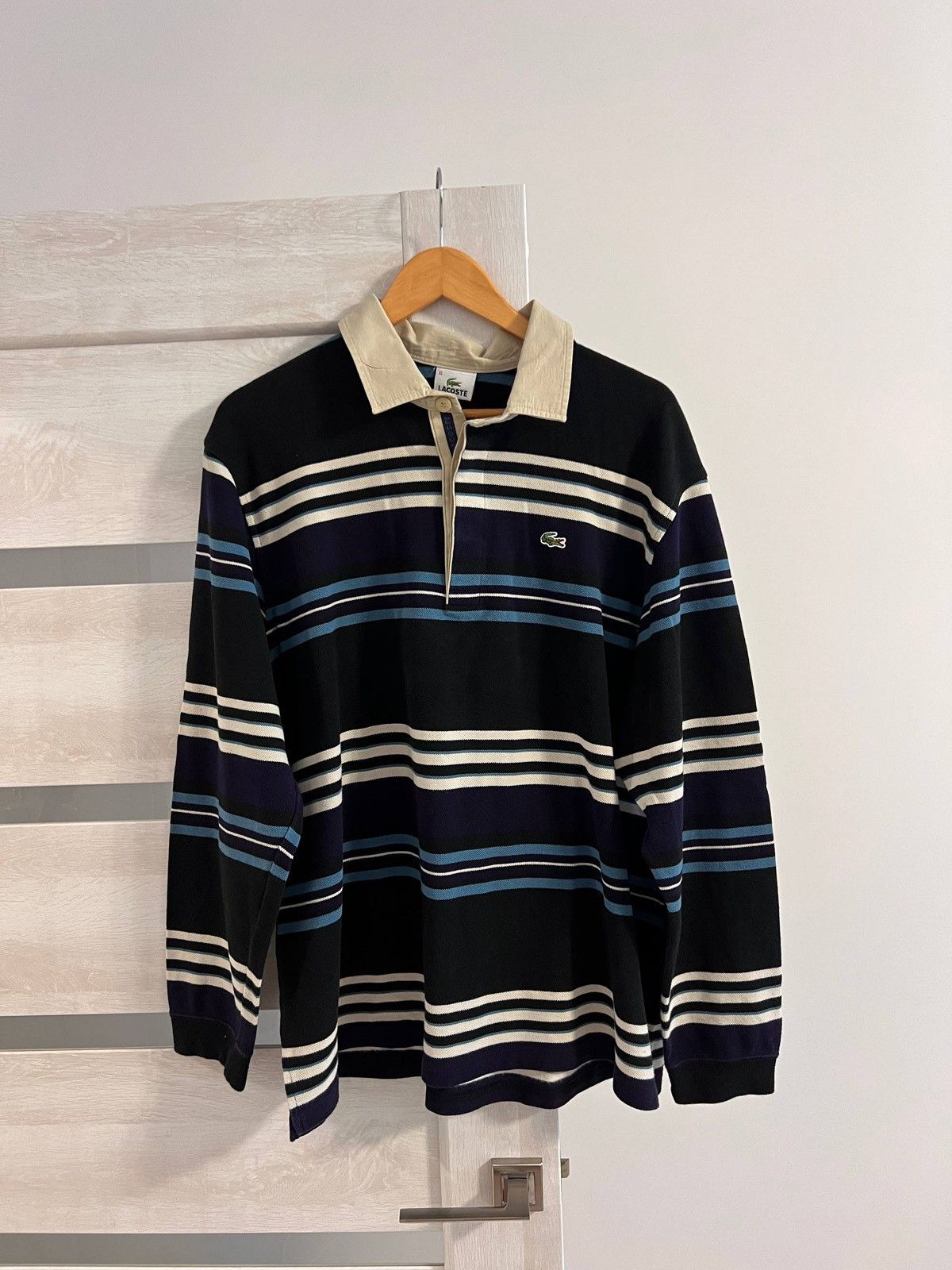 Lacoste Lacoste vintage longsleeve Size US XL / EU 56 / 4 - 1 Thumbnail