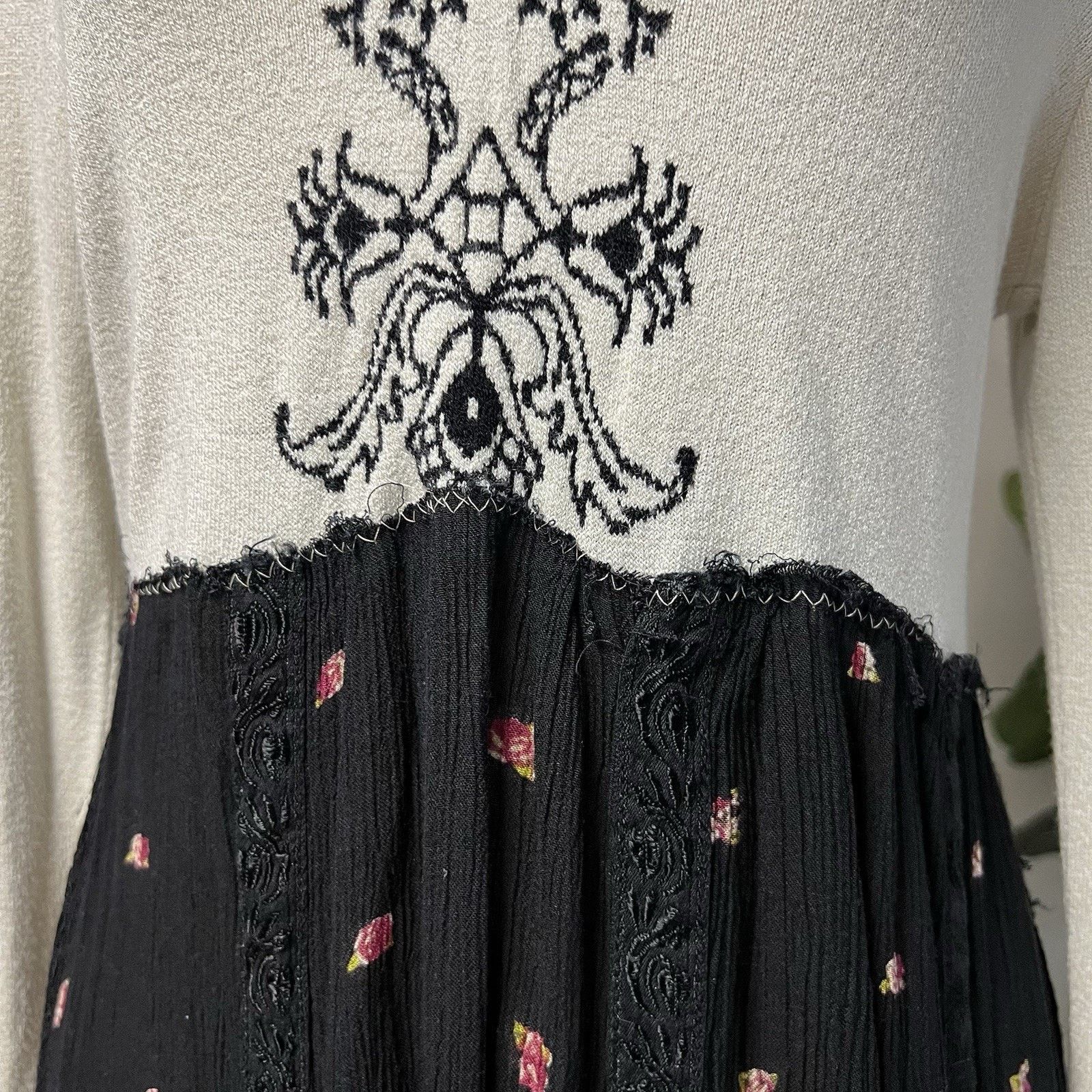 Other Boho Unique Stevie Nicks Gypsy Festival Country Bell Sleeve Size L / US 10 / IT 46 - 2 Thumbnail