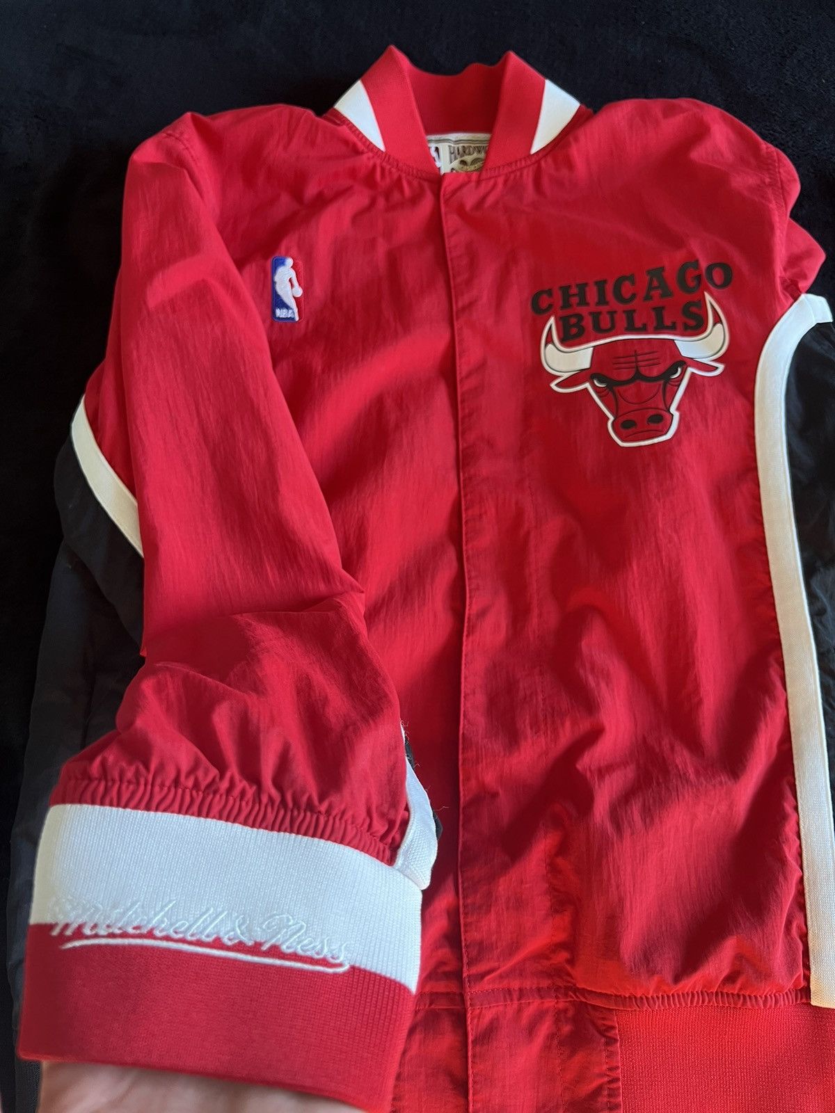 Mitchell & Ness chicago bulls authentic warm up jacket Size US S / EU 44-46 / 1 - 3 Thumbnail