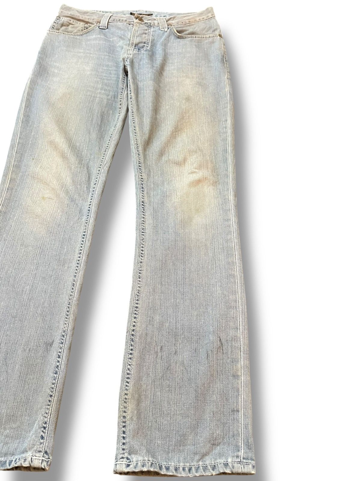 Nudie Jeans Vintage Nudie Faded Button Fly Denim Size US 31 - 4 Thumbnail