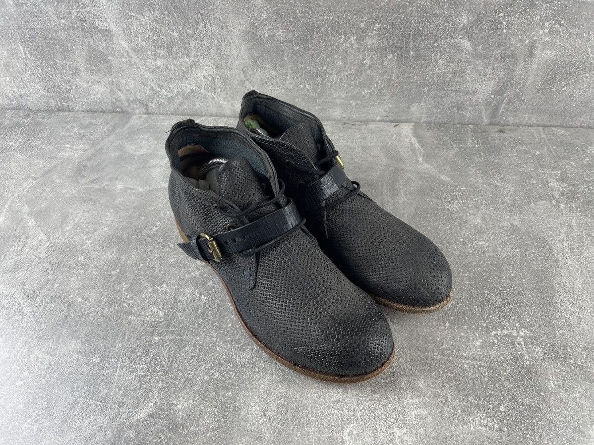 A.S.98 A.S.98 New Avant Garde Textured Leather Ankle Boots Black Size US 8 / EU 41 - 3 Thumbnail