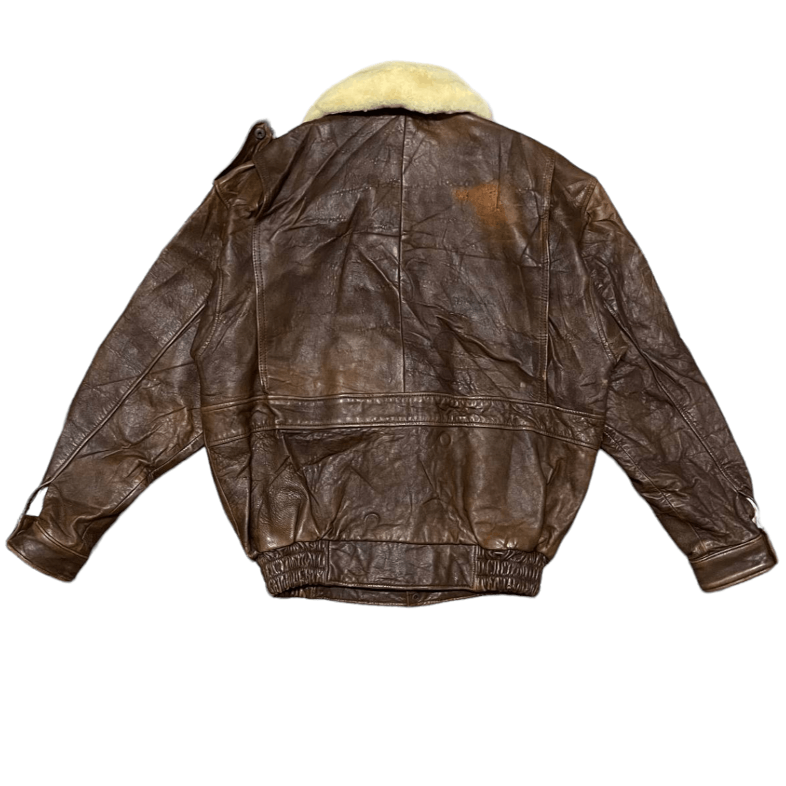 Leather Vintage Luis Alvear Flight Bomber Sheepskin Leather Jacket Size US M / EU 48-50 / 2 - 13 Thumbnail