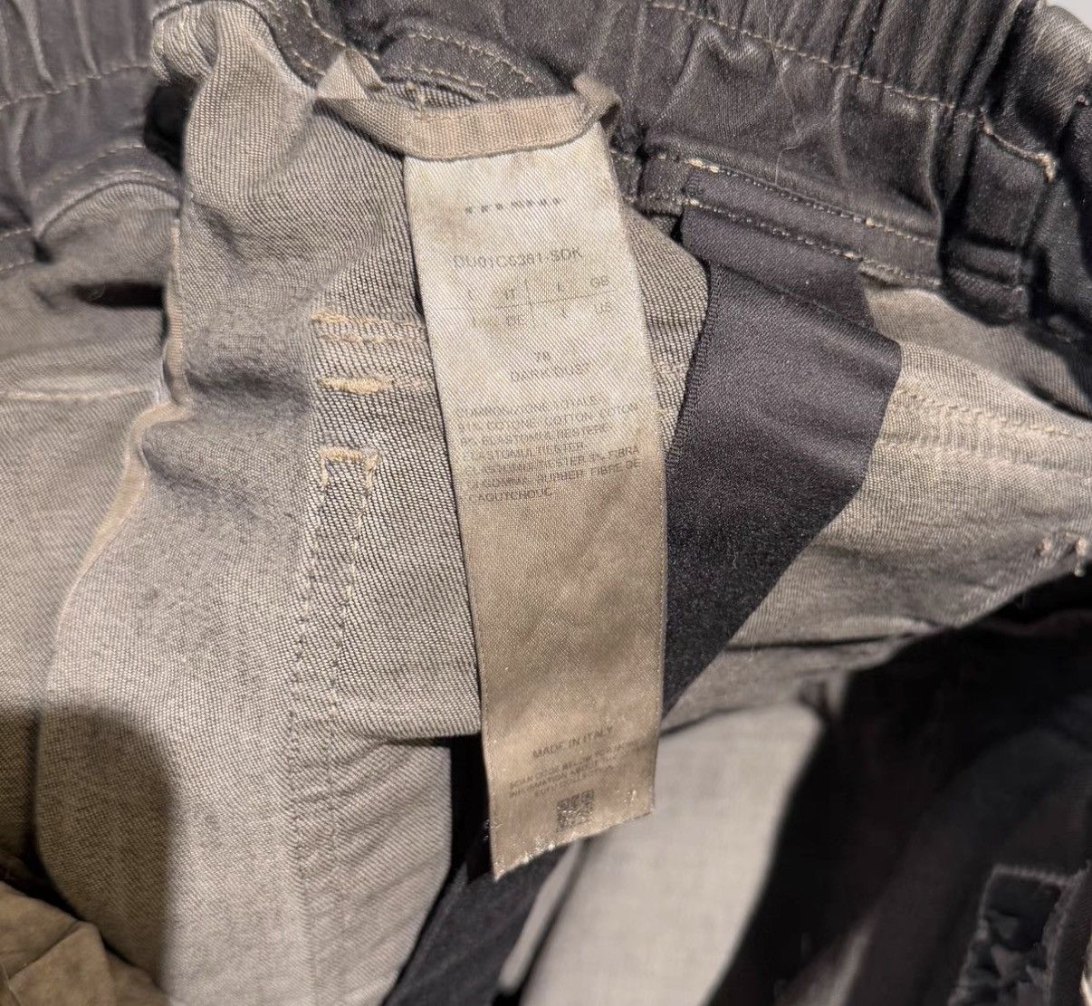 Rick Owens Rick Owens DRKSHDW 24SS Side-Zip Waxed Finish Long Pants Size US 36 / EU 52 - 6 Thumbnail