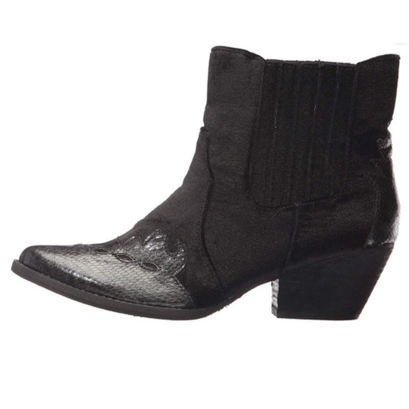 Other VERY VOLATILE Black Velvet Western Ankle Boots | US Wm 7 NEW Size US 7 / IT 37 - 10 Thumbnail