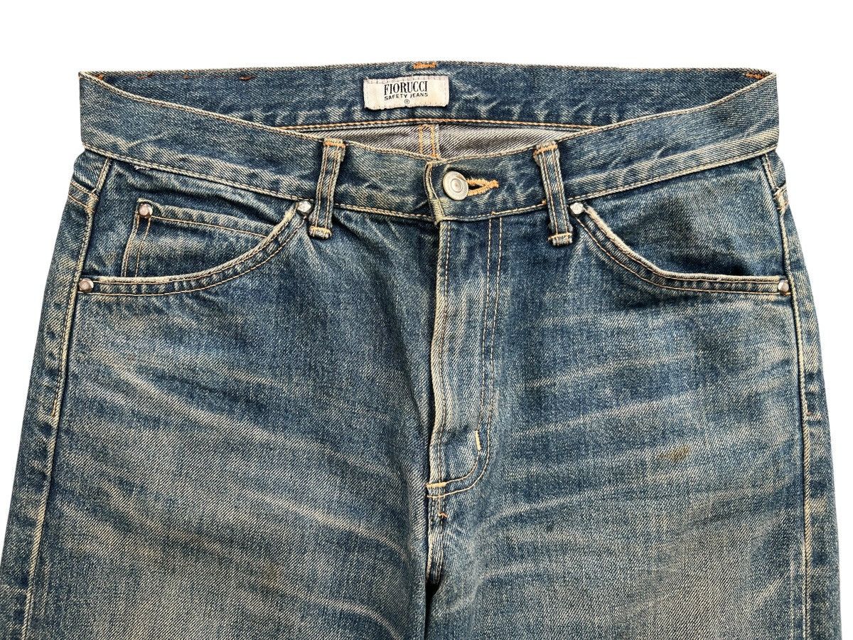 Fiorucci Vintage Fiorucci Distressed Selvedge Denim Jeans 31x32 Size US 31 - 7 Thumbnail